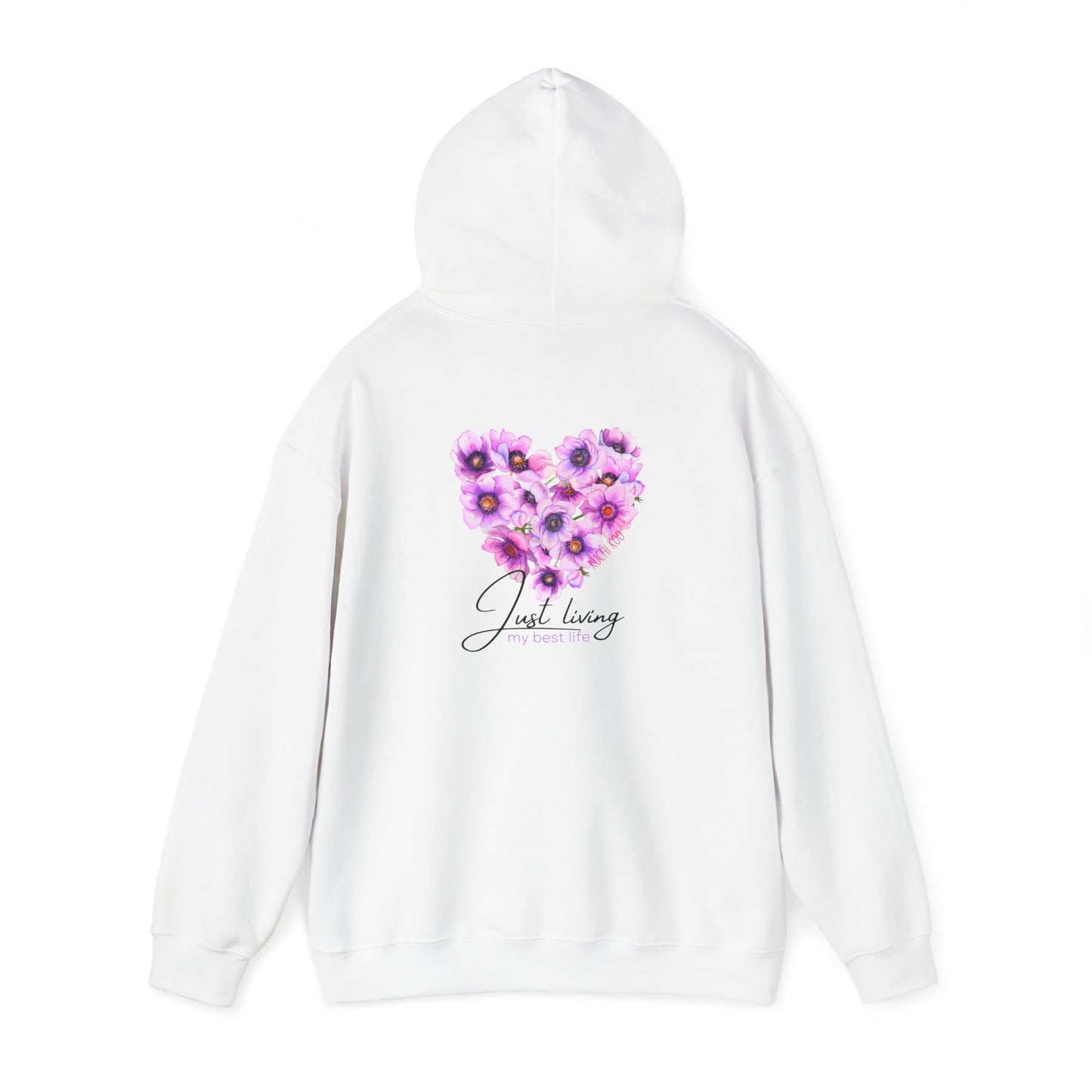 Floral Heart Unisex Hoodie - Cozy & Stylish Sweatshirt for Everyday Comfort