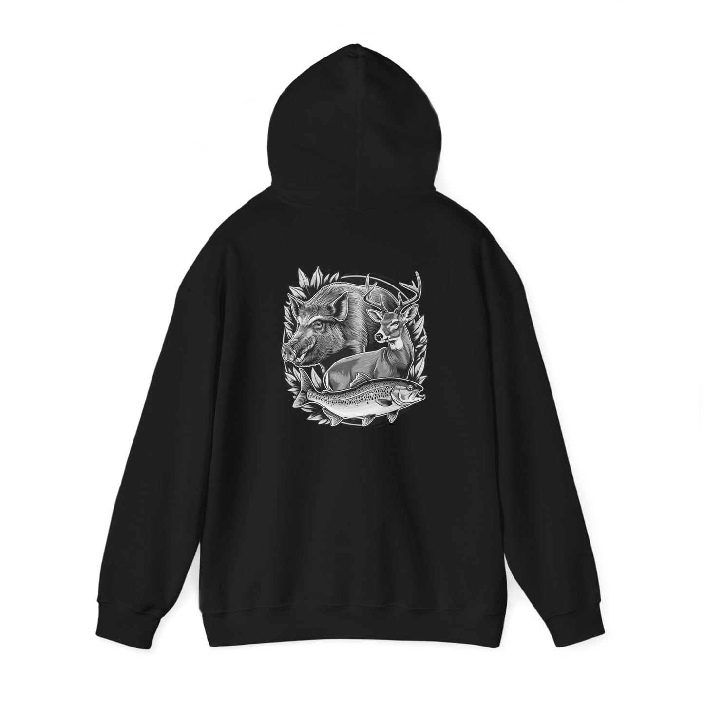 Kuchis Koo Wildlife Graphic Unisex Hoodie - Cozy, Artistic, Perfect for Outdoor Lovers