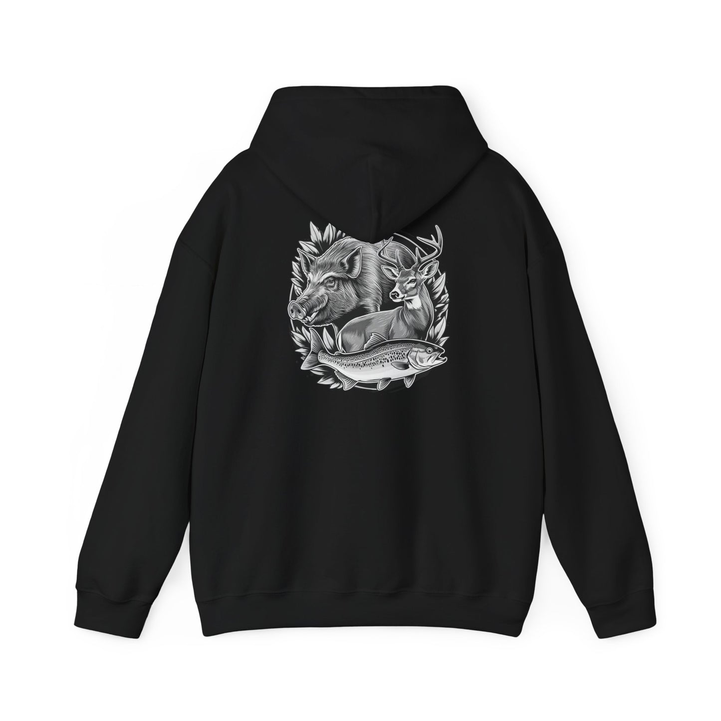 Kuchis Koo Wildlife Graphic Unisex Hoodie - Cozy, Artistic, Perfect for Outdoor Lovers