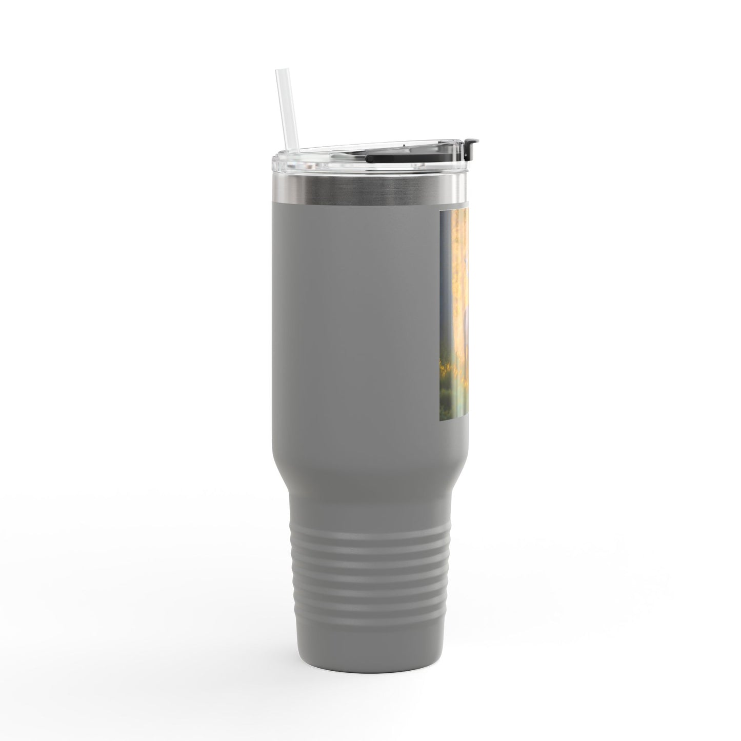 Wildlife Insulated Travel Mug - 40oz with Deer Design
