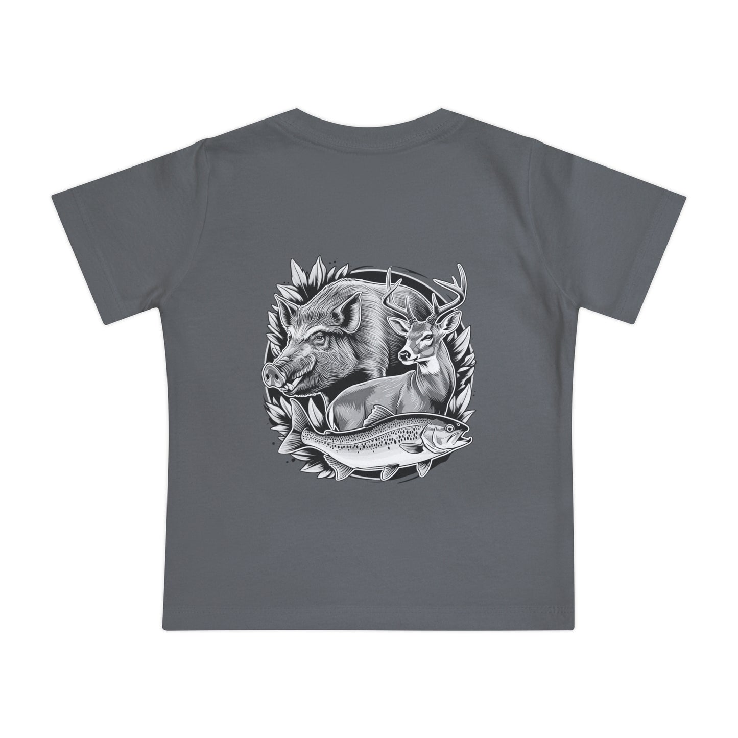 Bads Lil Slayer Baby Short Sleeve T-Shirt | Cute Animal Design