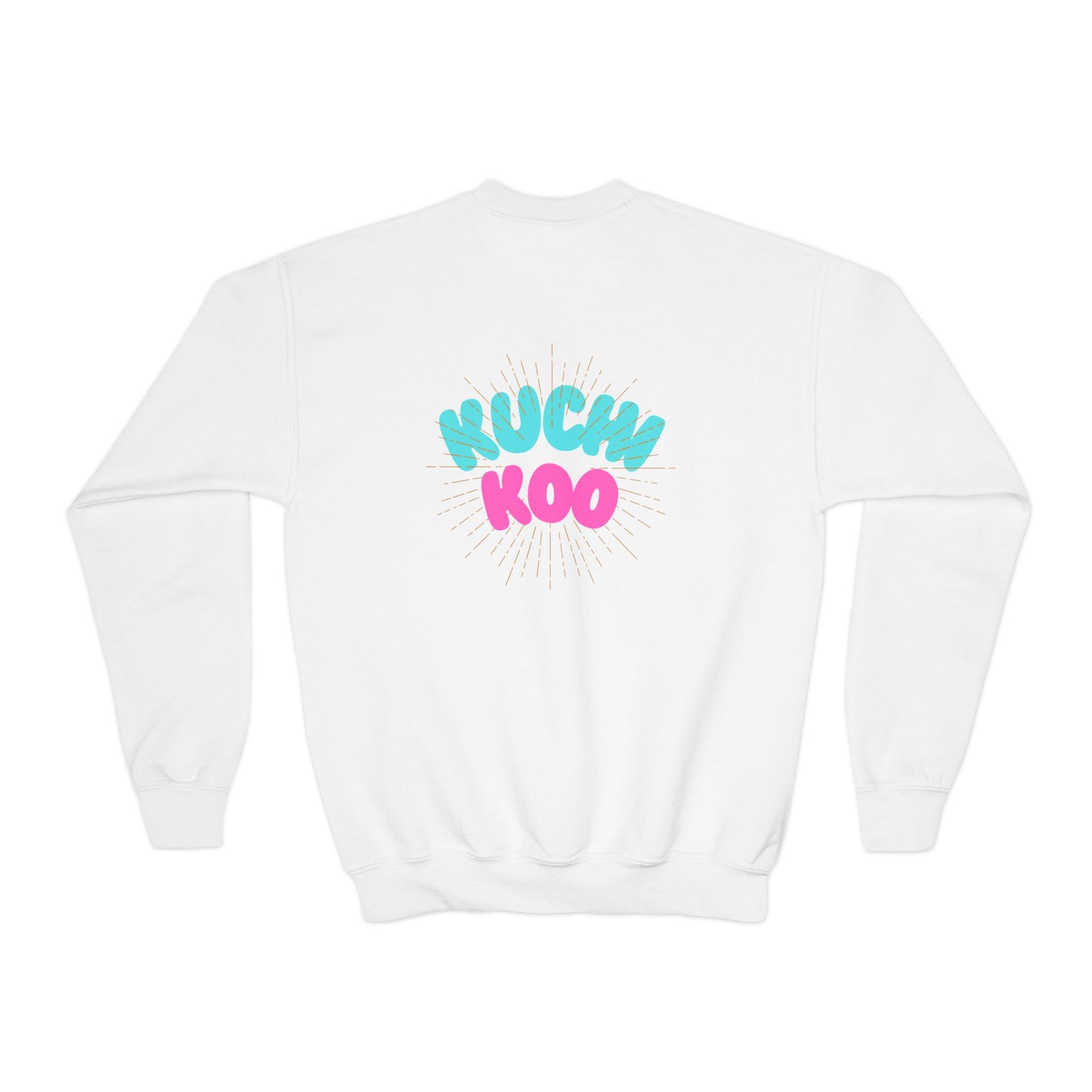 Youth Crewneck Sweatshirt - "Kucha Koo" Fun Graphic for Kids