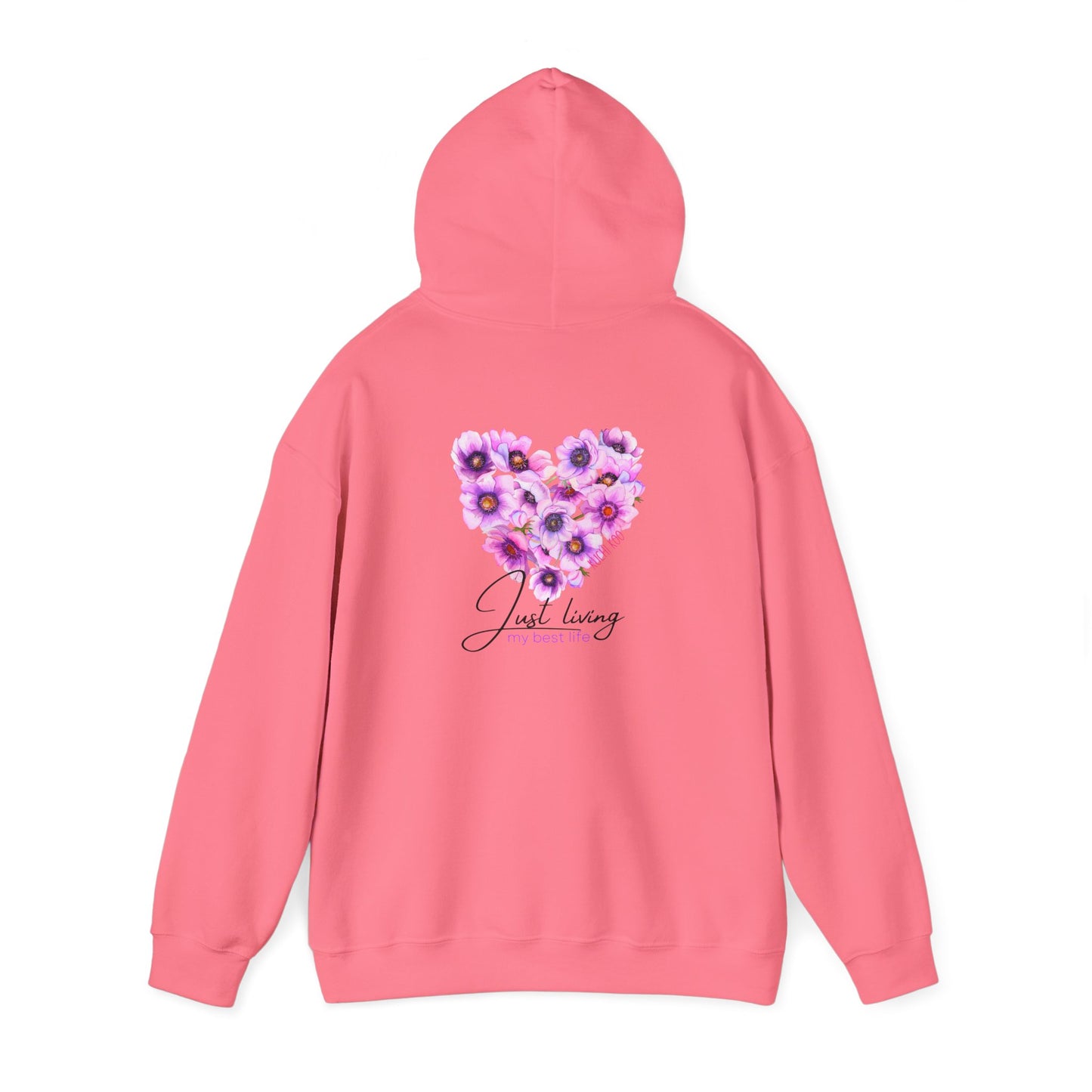 Floral Heart Unisex Hoodie - Cozy & Stylish Sweatshirt for Everyday Comfort