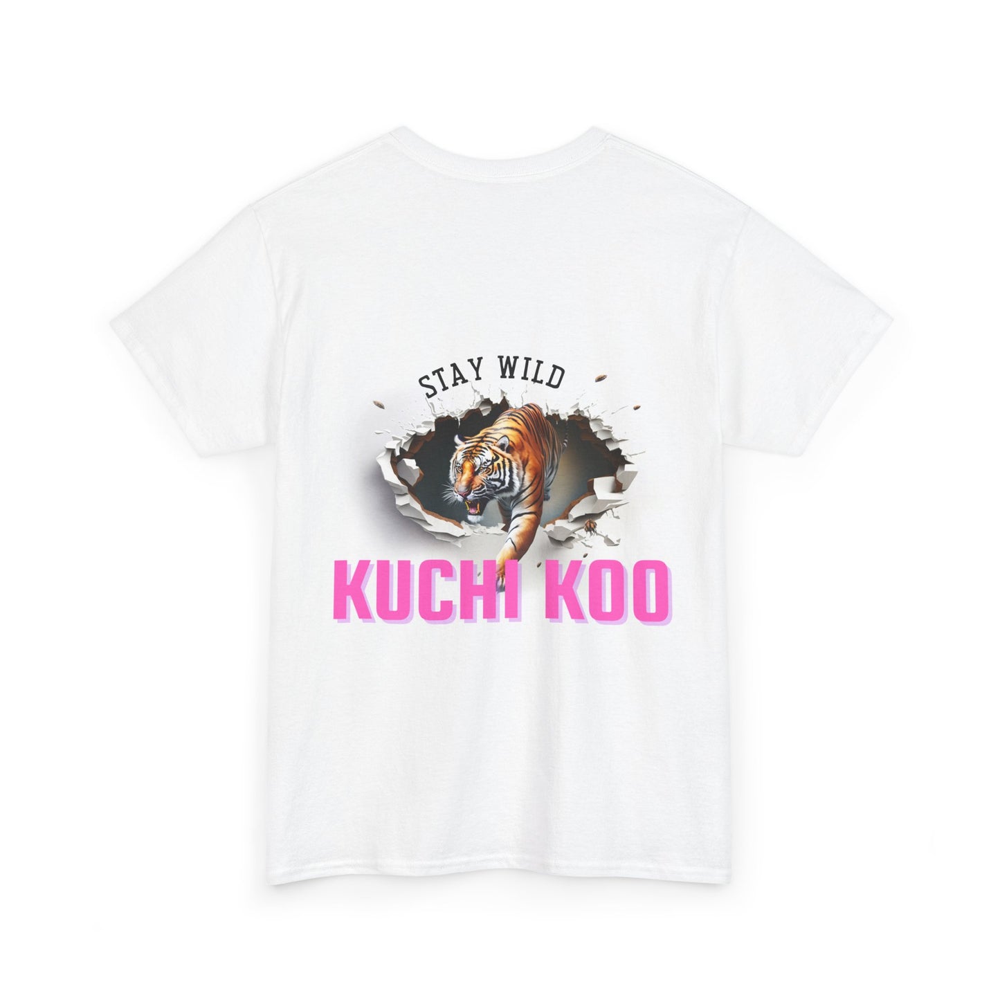 Stay Wild Tiger Unisex Heavy Cotton Tee - Kuchi Koo