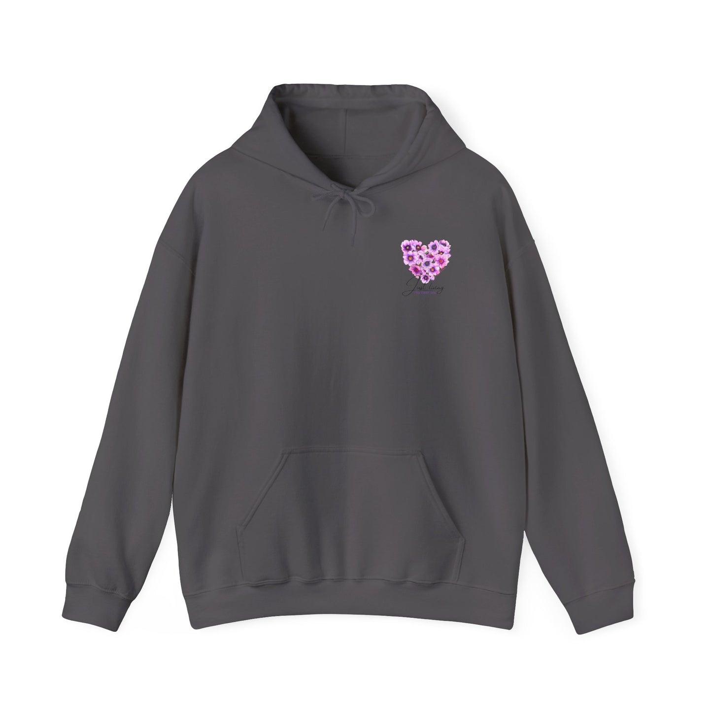 Floral Heart Unisex Hoodie - Cozy & Stylish Sweatshirt for Everyday Comfort
