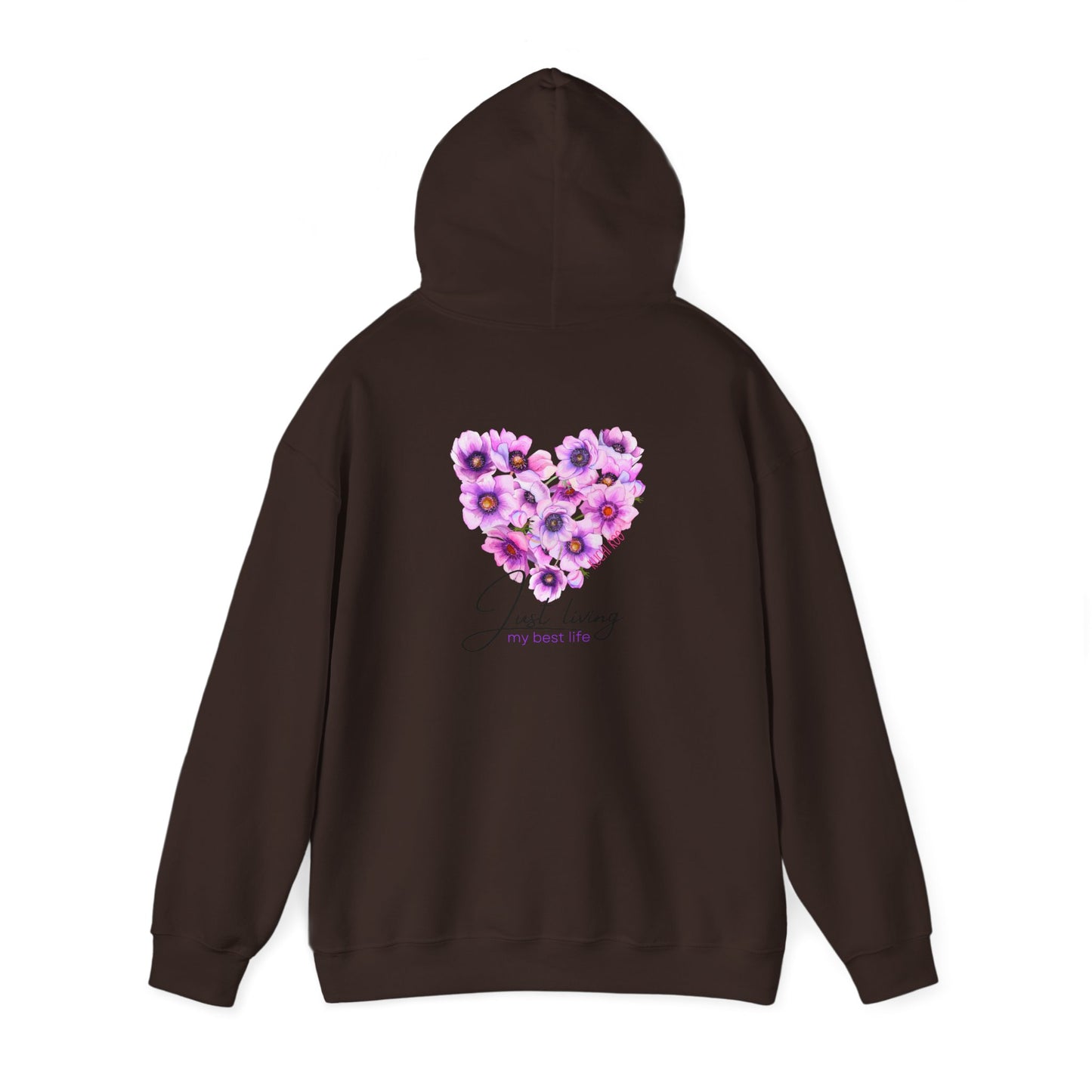 Floral Heart Unisex Hoodie - Cozy & Stylish Sweatshirt for Everyday Comfort