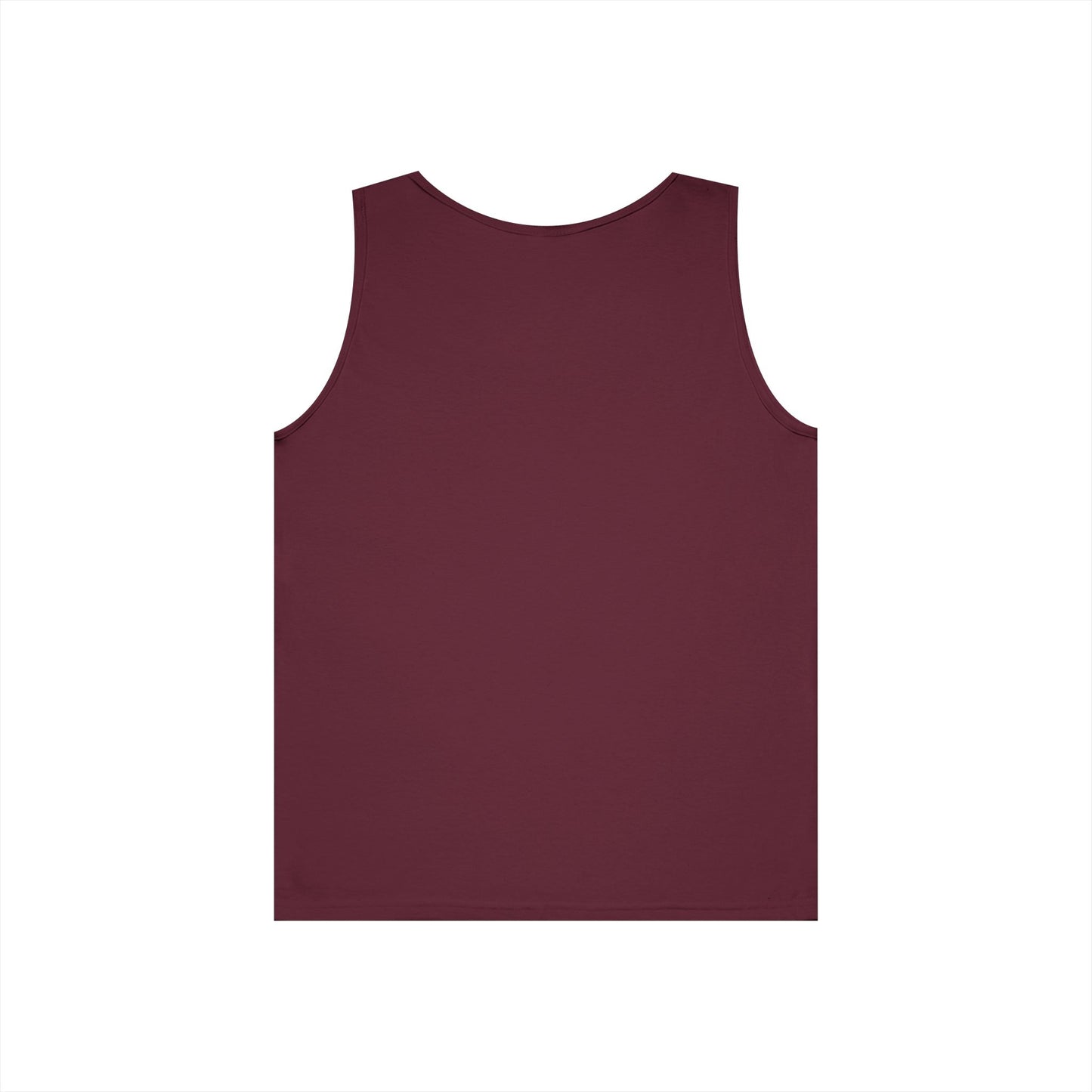 KUCHIKOO Floral Unisex Heavy Cotton Tank Top - Casual Summer Wear