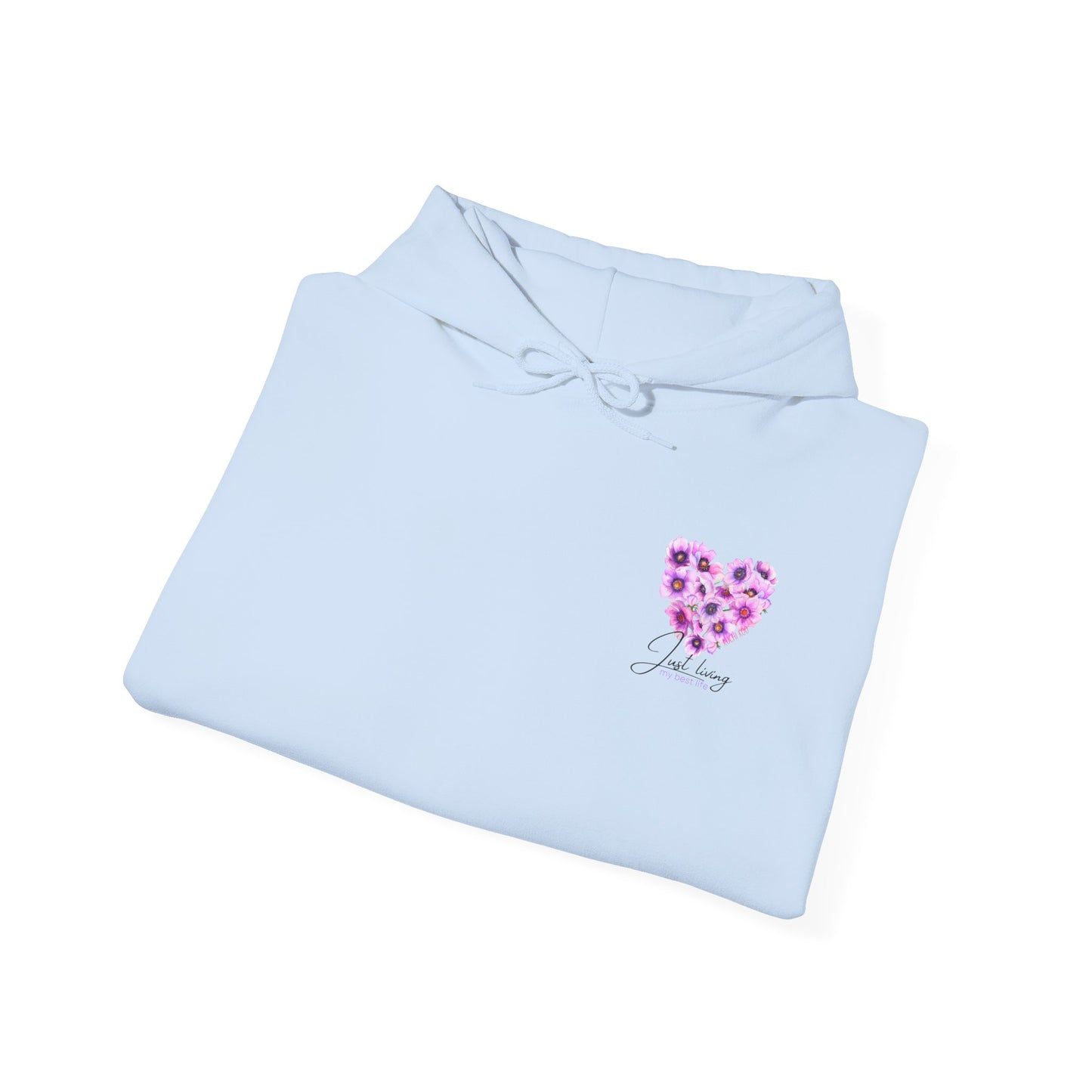 Floral Heart Unisex Hoodie - Cozy & Stylish Sweatshirt for Everyday Comfort