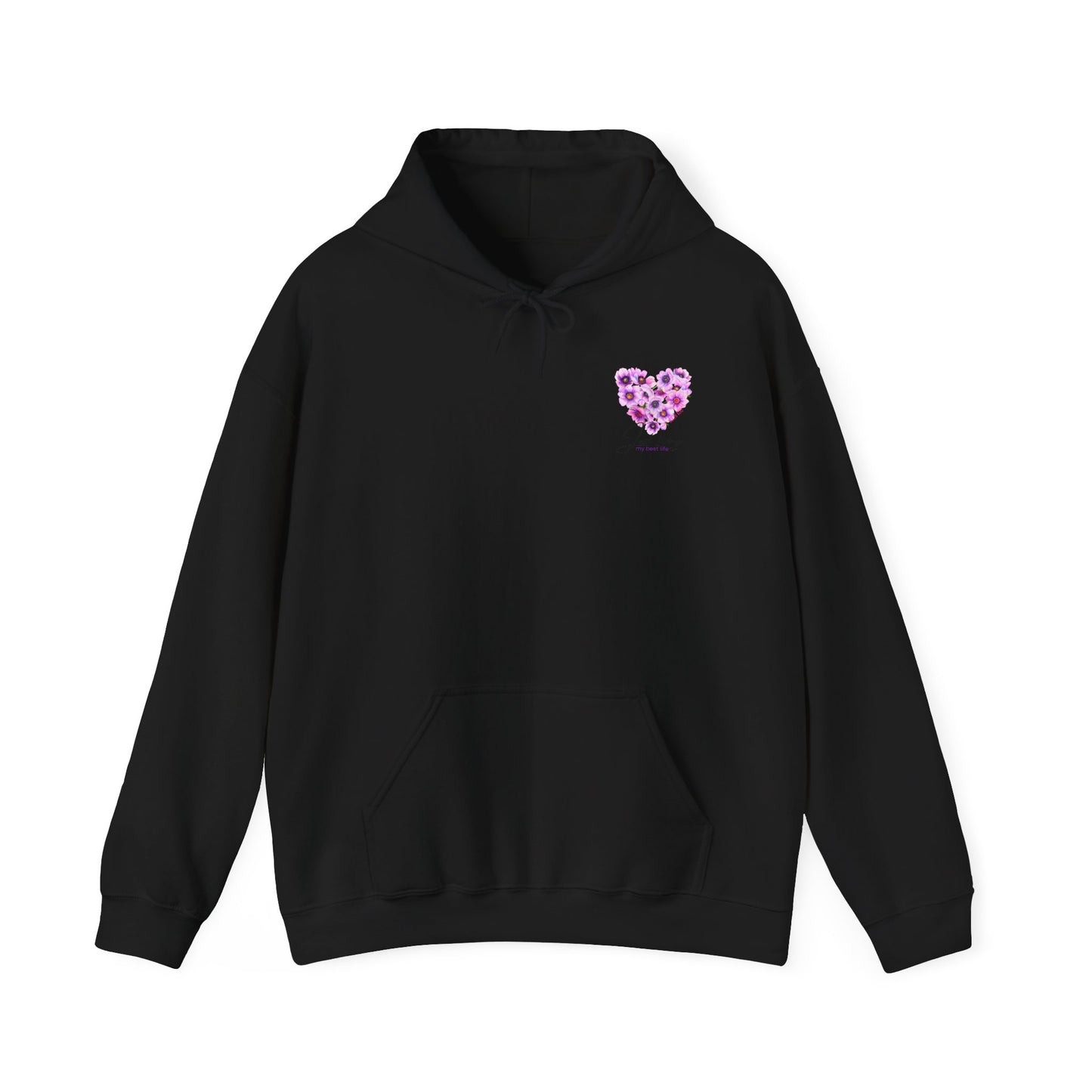 Floral Heart Unisex Hoodie - Cozy & Stylish Sweatshirt for Everyday Comfort