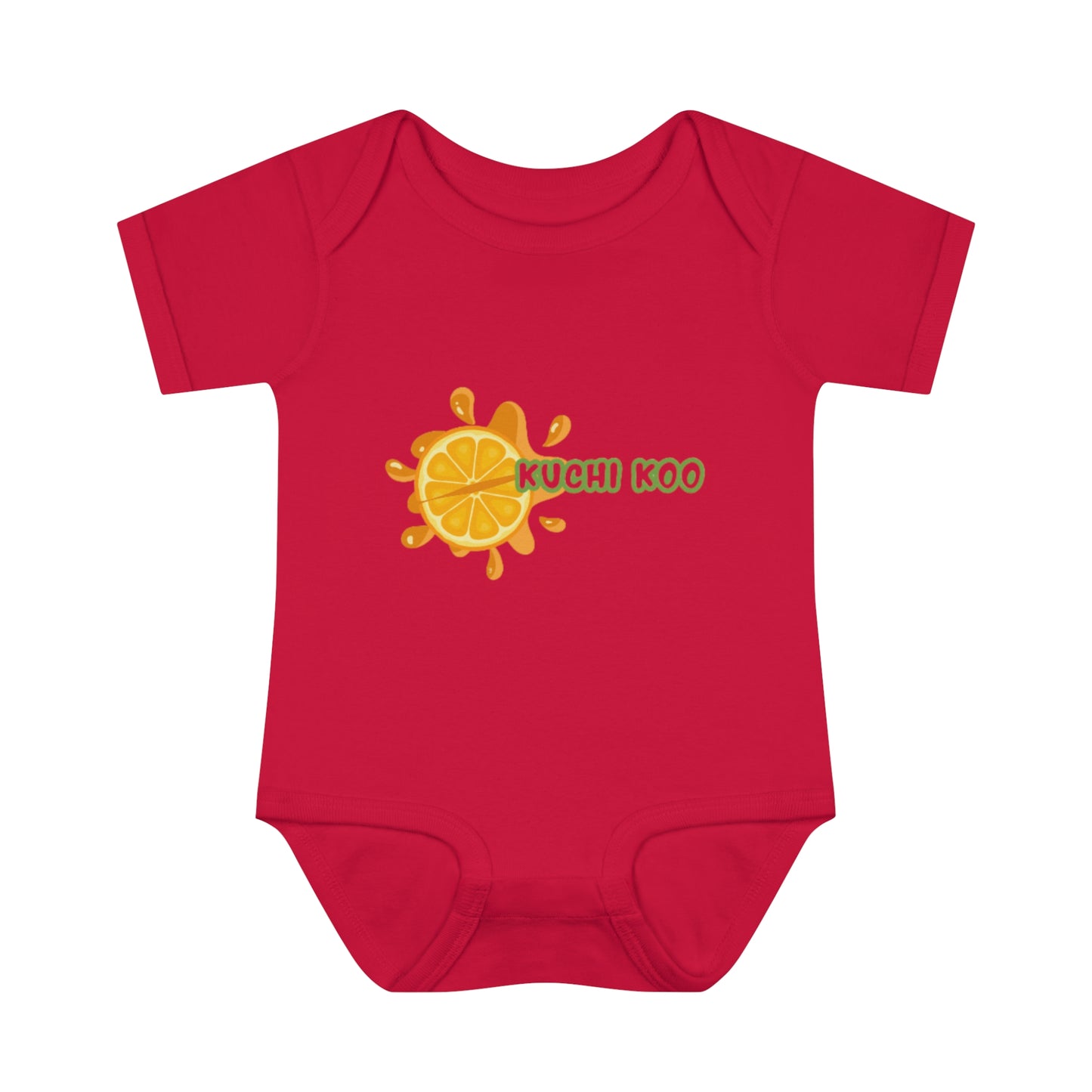 Kuchi Koo Citrus Infant Bodysuit - Cute Baby Rib Onesie