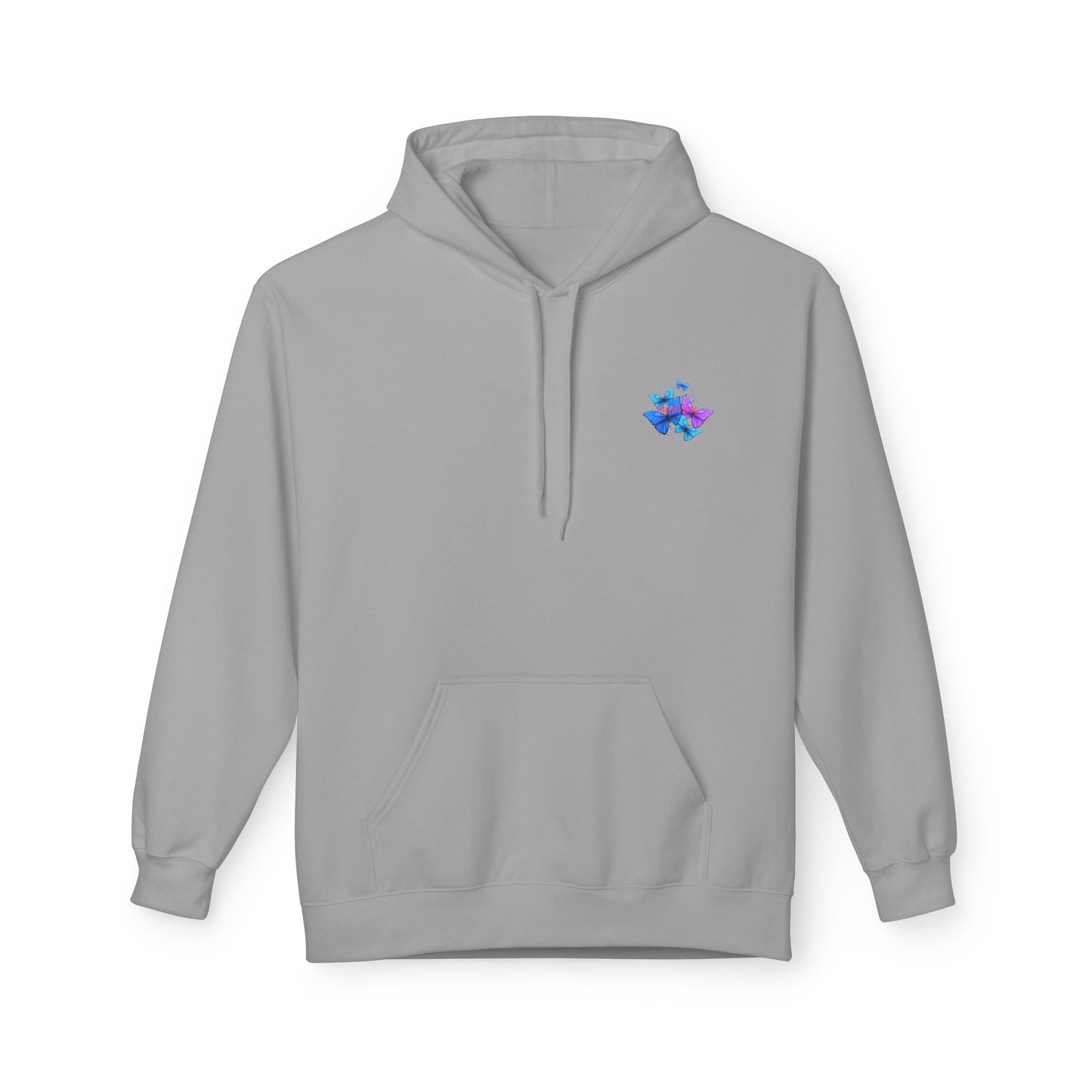 Butterfly Dreams Hoodie – Softstyle Fleece, Colorful & Vibrant Design