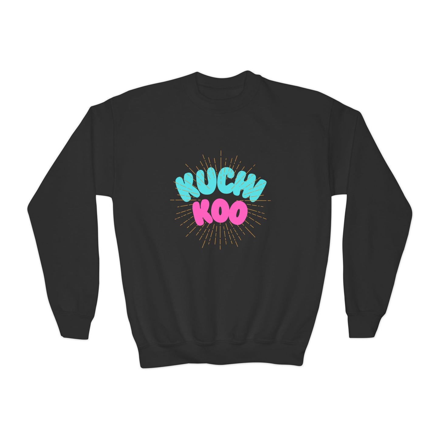Youth Crewneck Sweatshirt - "Kucha Koo" Fun Graphic for Kids