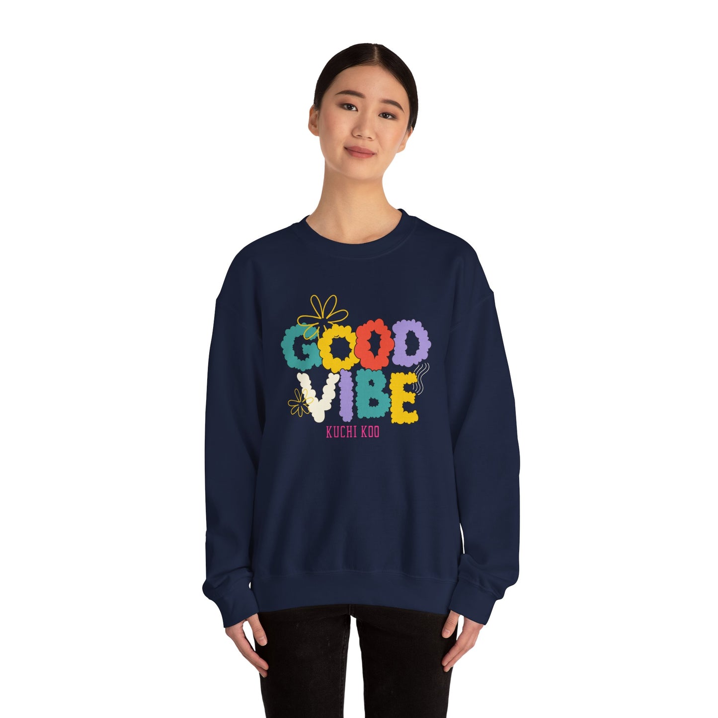 Good Vibe Unisex Heavy Blend™ Crewneck Sweatshirt