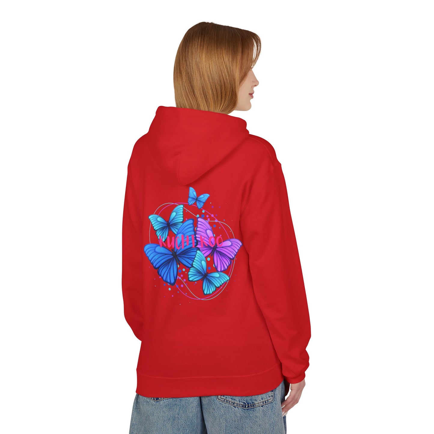 Butterfly Dreams Hoodie – Softstyle Fleece, Colorful & Vibrant Design