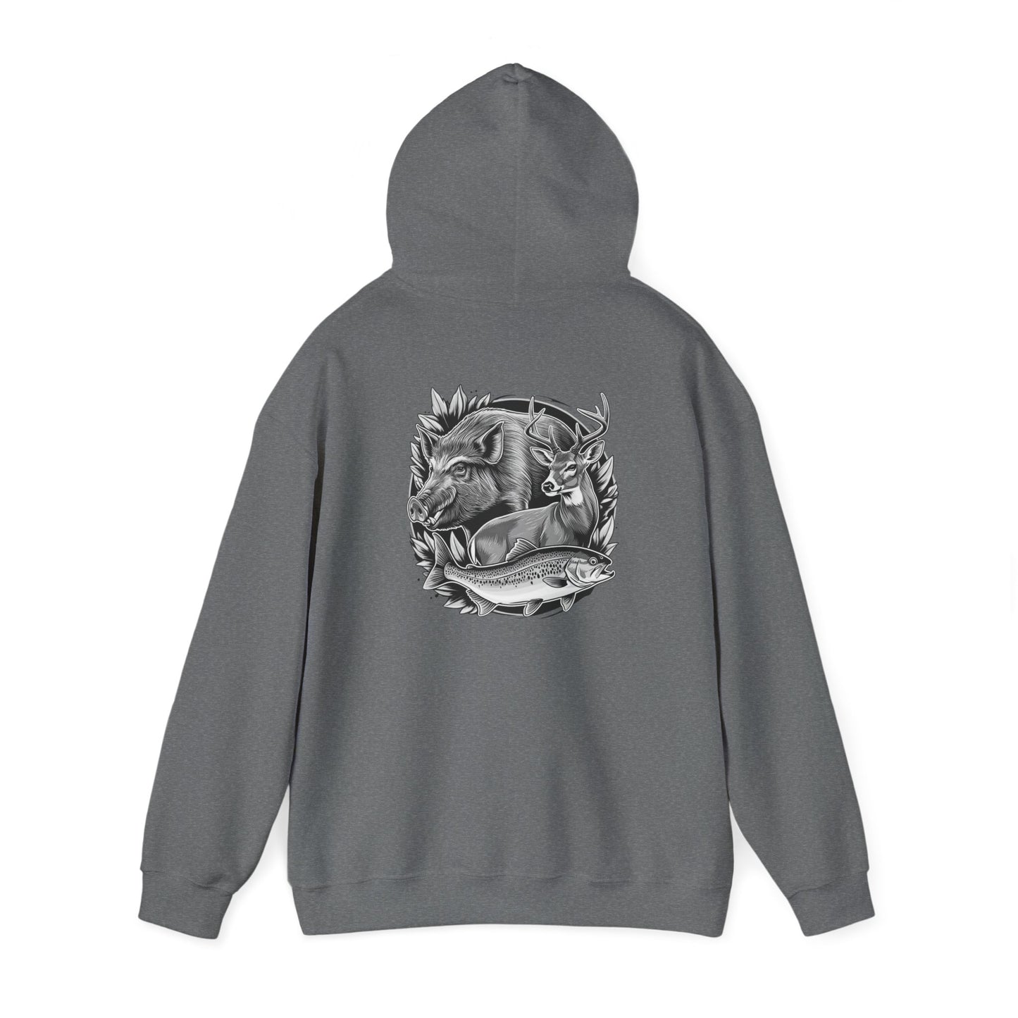 Kuchis Koo Wildlife Graphic Unisex Hoodie - Cozy, Artistic, Perfect for Outdoor Lovers