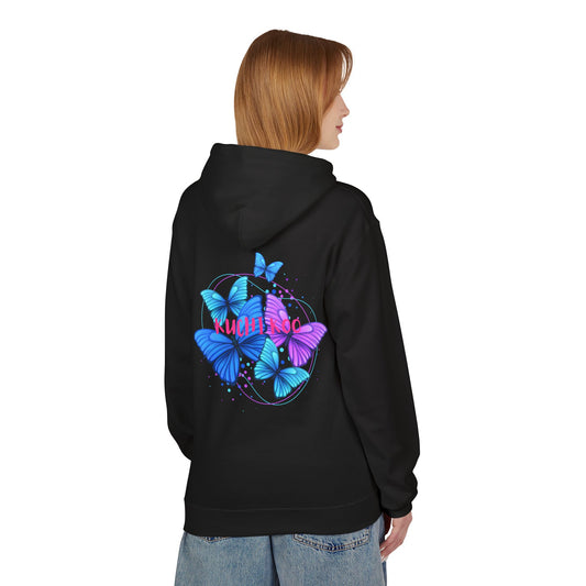 Butterfly Dreams Hoodie – Softstyle Fleece, Colorful & Vibrant Design