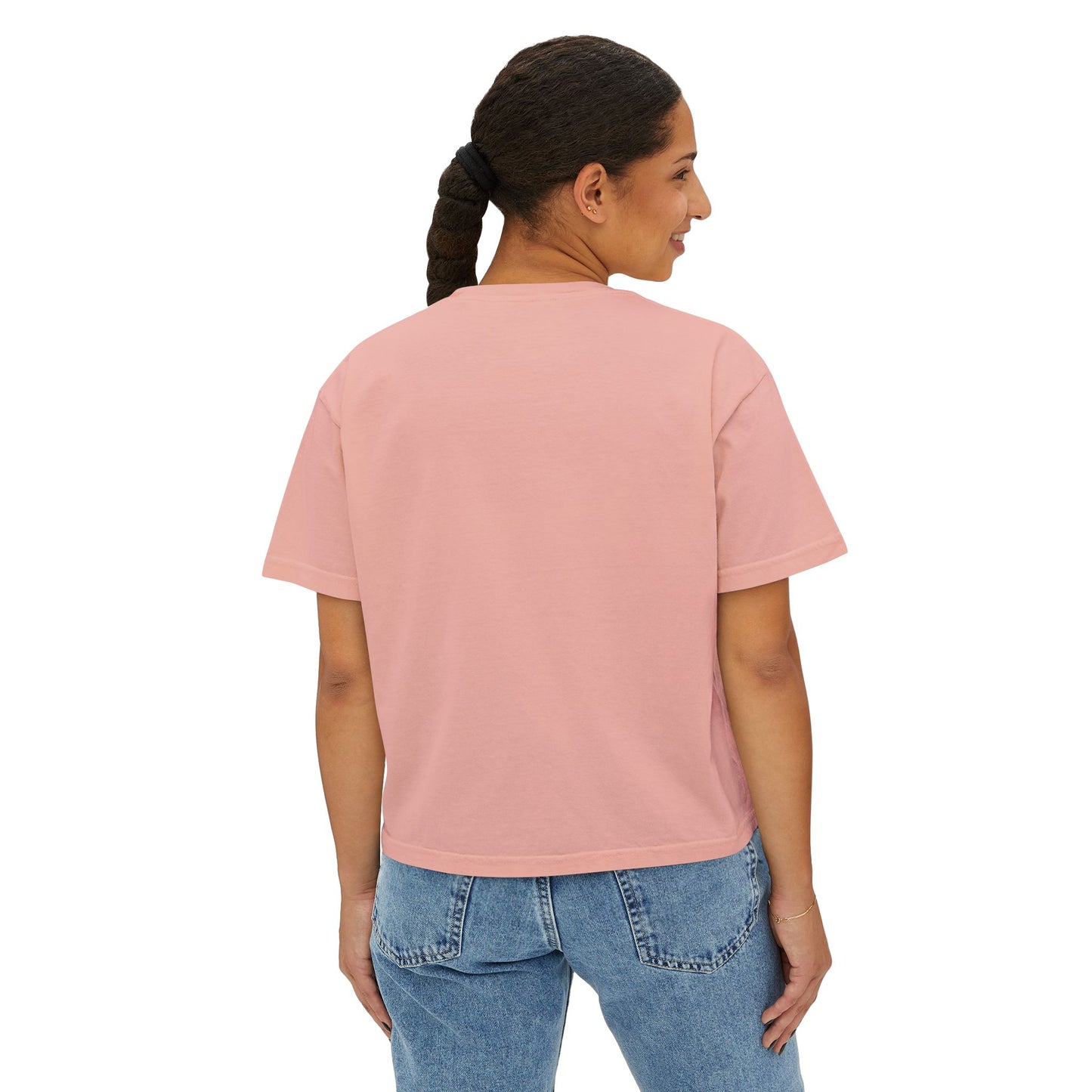 Cute Bear Women's Boxy Tee - Perfect for Casual Outings
