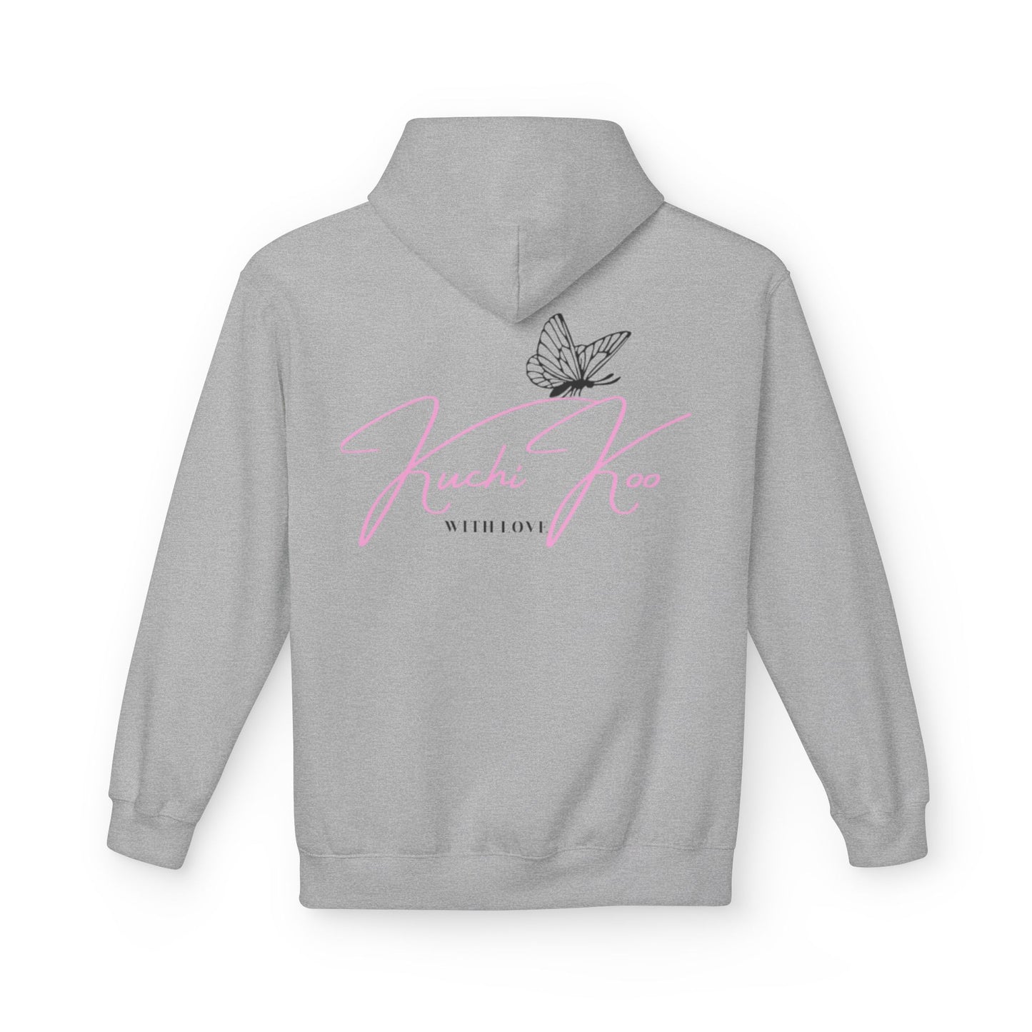 Kuchi Koo Butterfly Hoodie - Unisex Midweight Softstyle Fleece