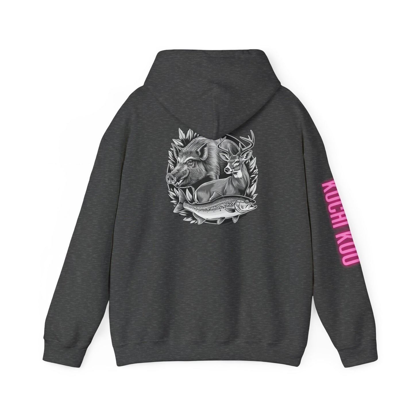 Adventure Animal Hoodie - Unisex Heavy Blend™ with Graphic Design