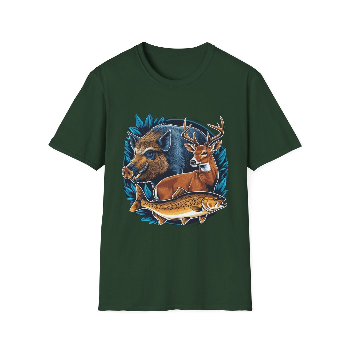 The BIG 3 Softstyle T-Shirt Hunting design