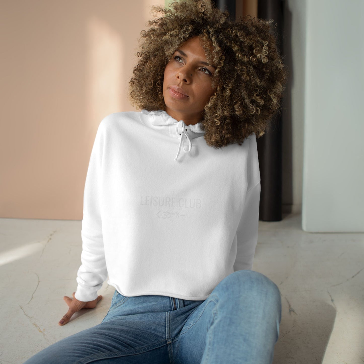Casual Crop Hoodie - Kuchi koo Design for Comfortable Everyday Style