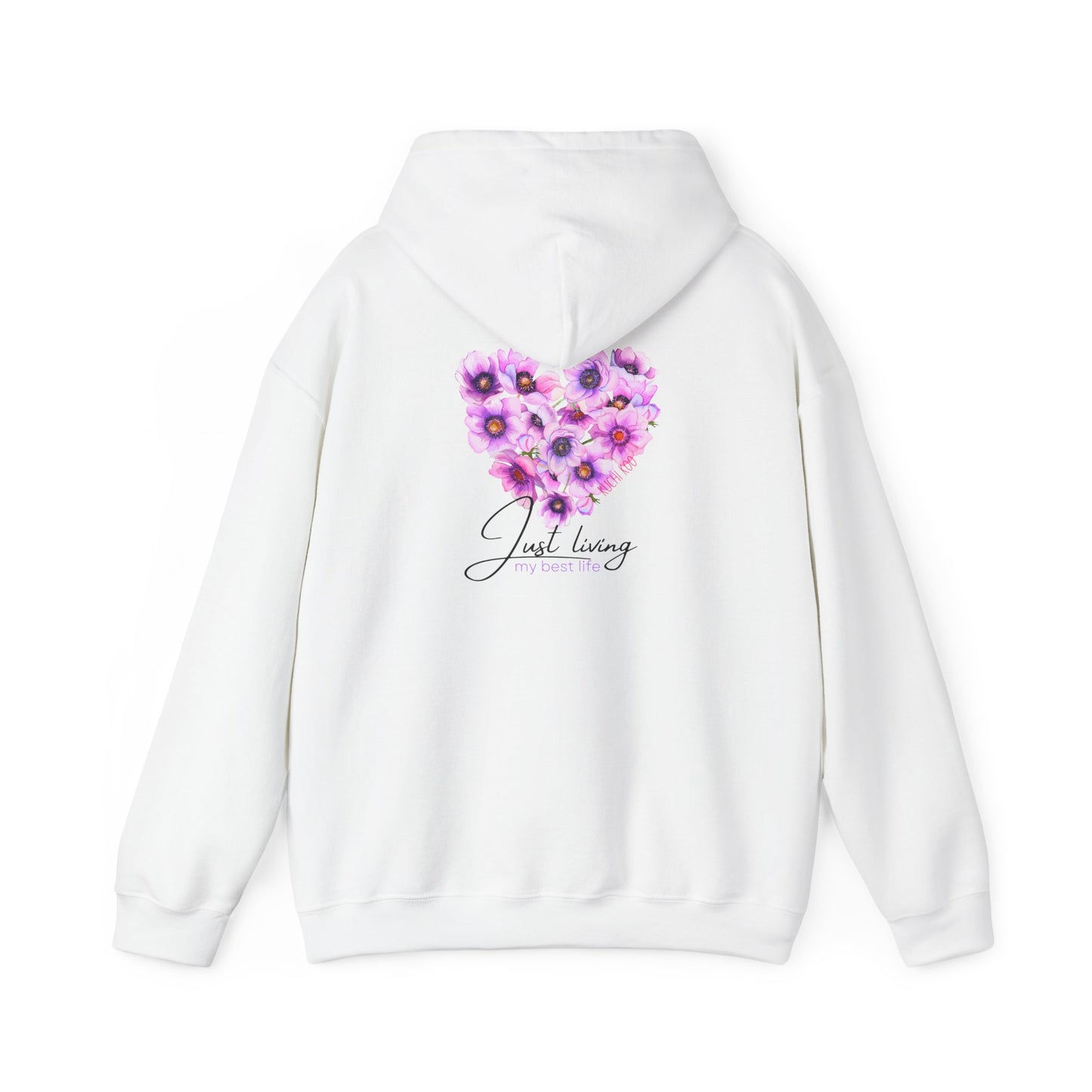 Floral Heart Unisex Hoodie - Cozy & Stylish Sweatshirt for Everyday Comfort