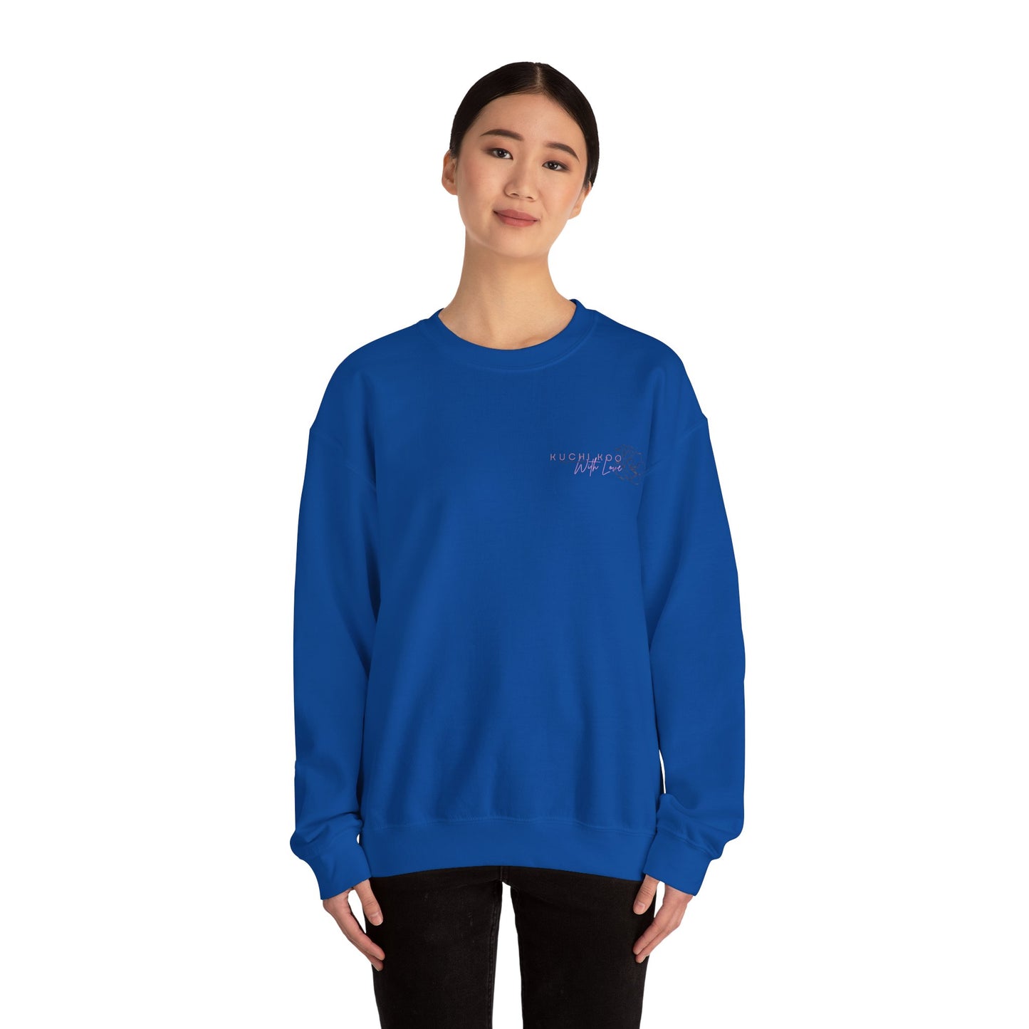 Crewneck Sweatshirt - Floral Rose Design, Cozy and Stylish for Everyday