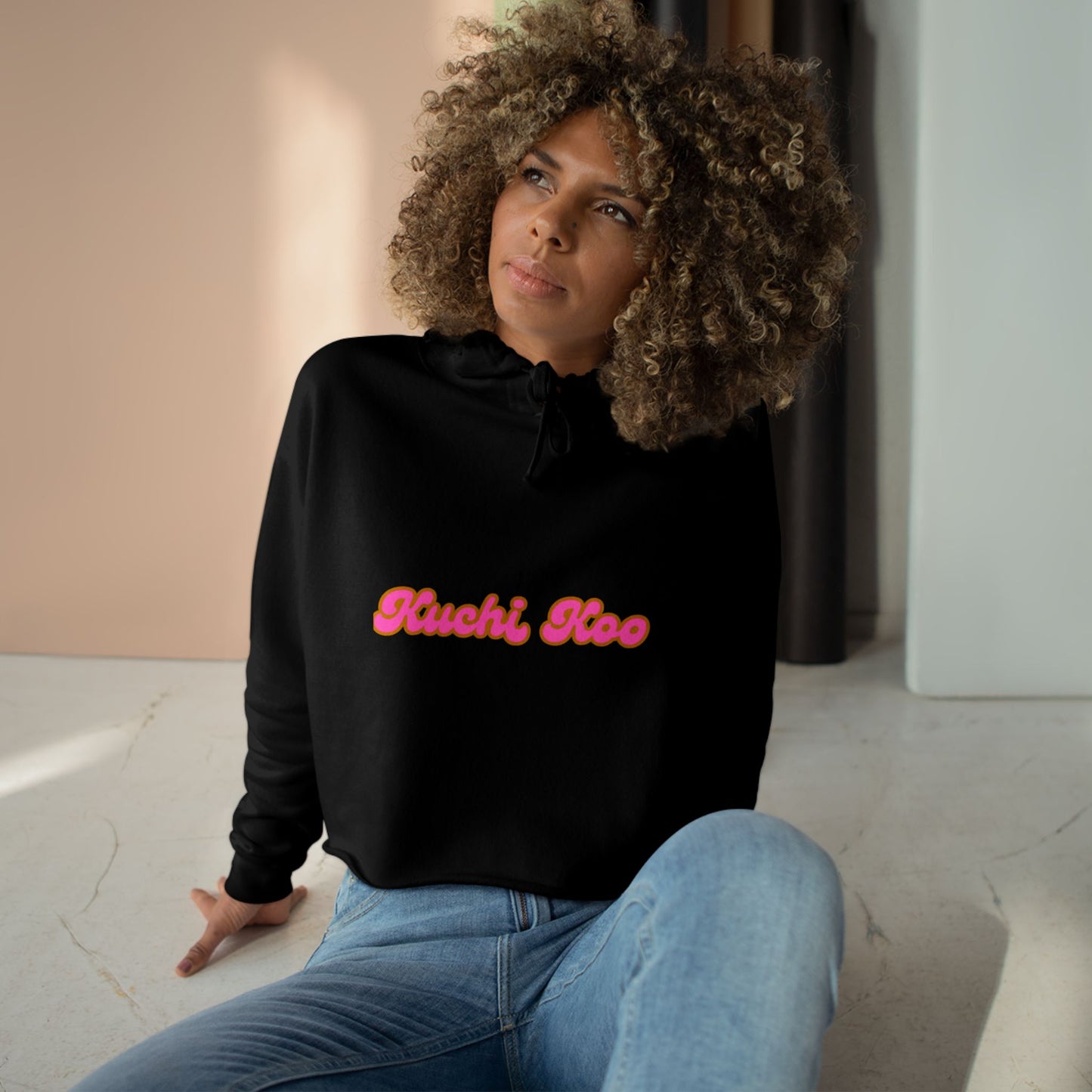 Kuchi Koo Crop Hoodie - Trendy & Chic Loungewear for Any Occasion