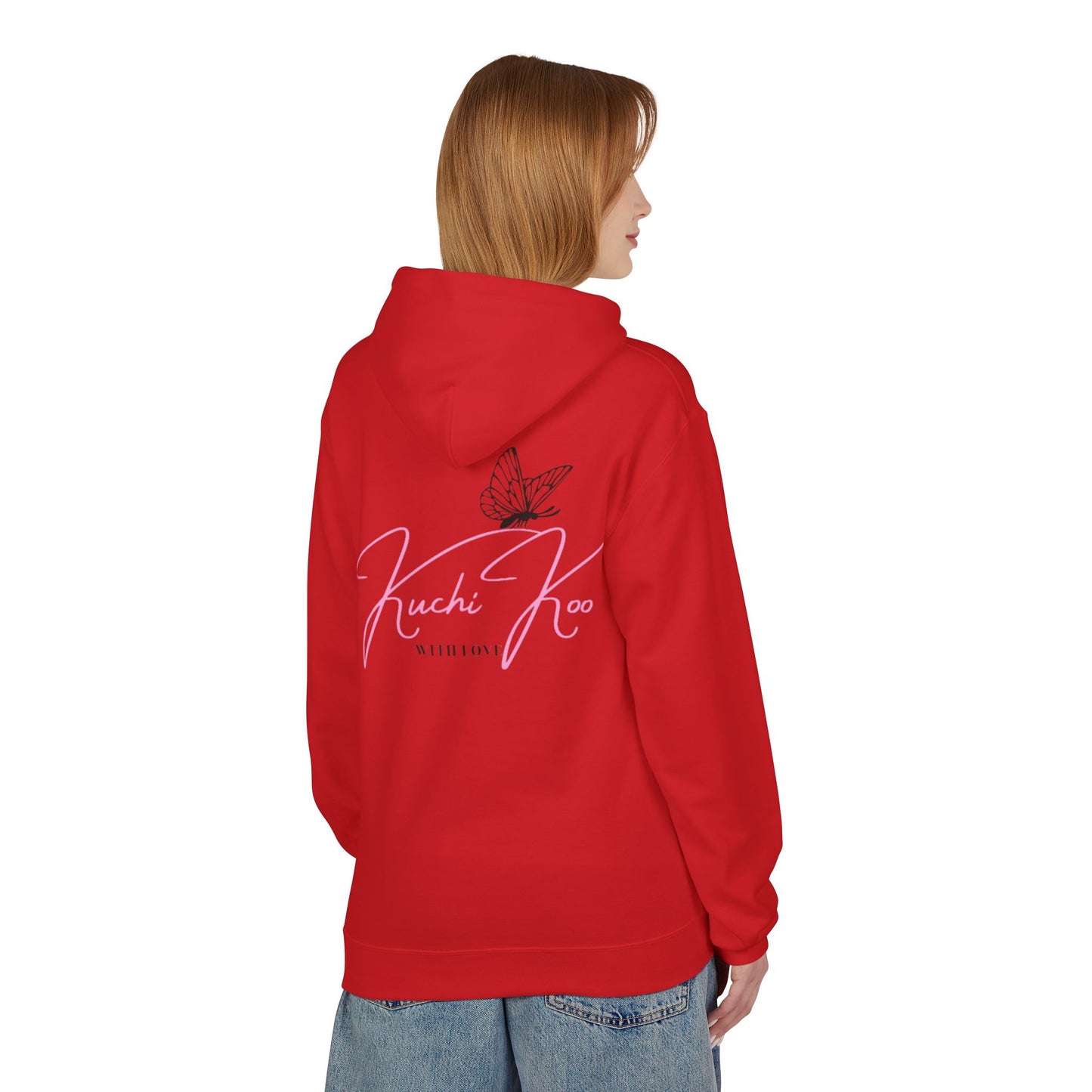 Kuchi Koo Butterfly Hoodie - Unisex Midweight Softstyle Fleece