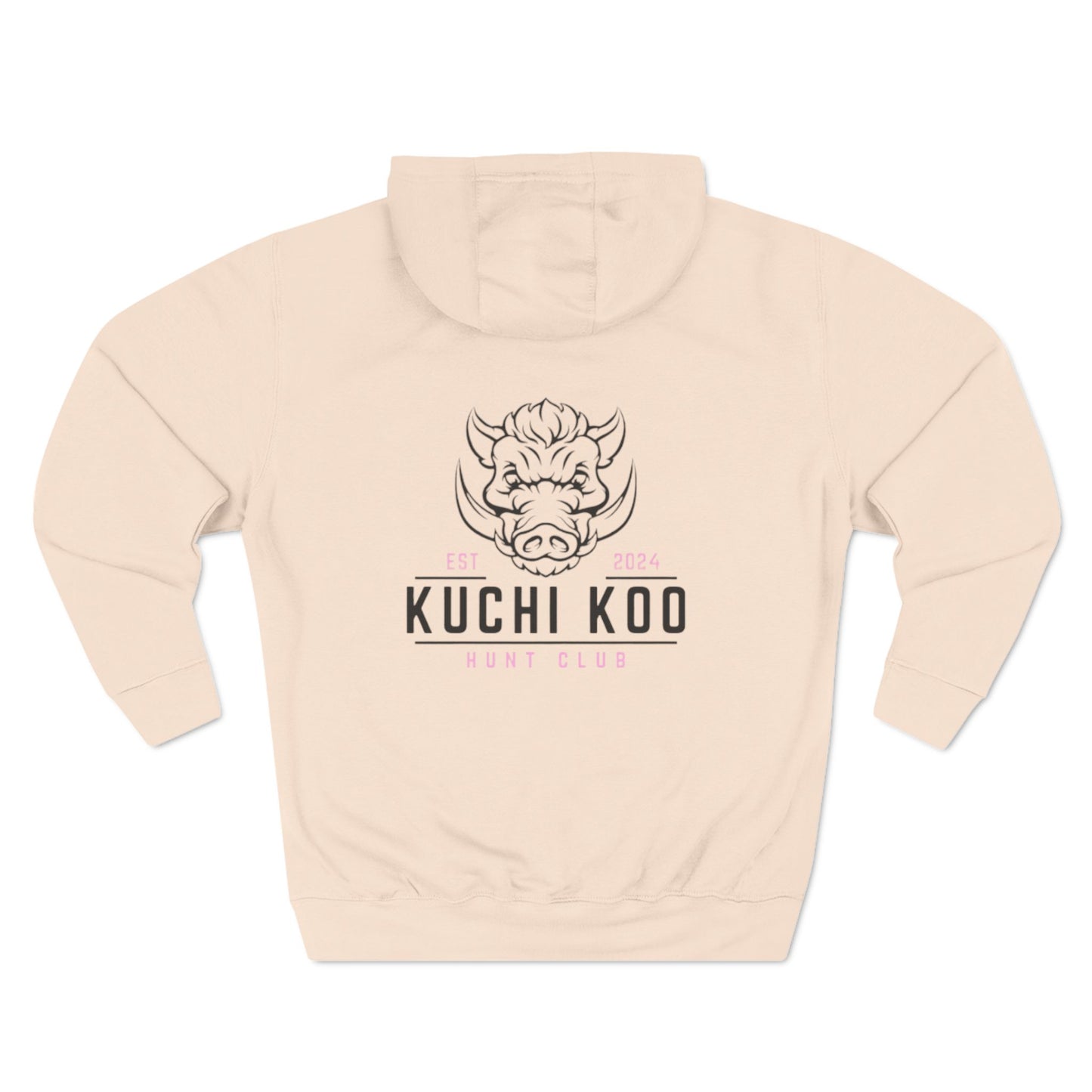 Three-Panel Fleece Hoodie