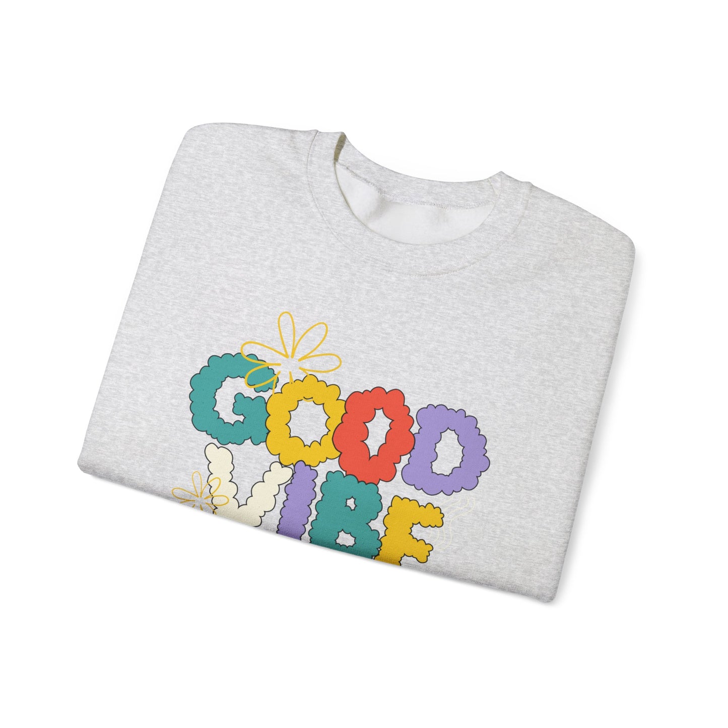 Good Vibe Unisex Heavy Blend™ Crewneck Sweatshirt