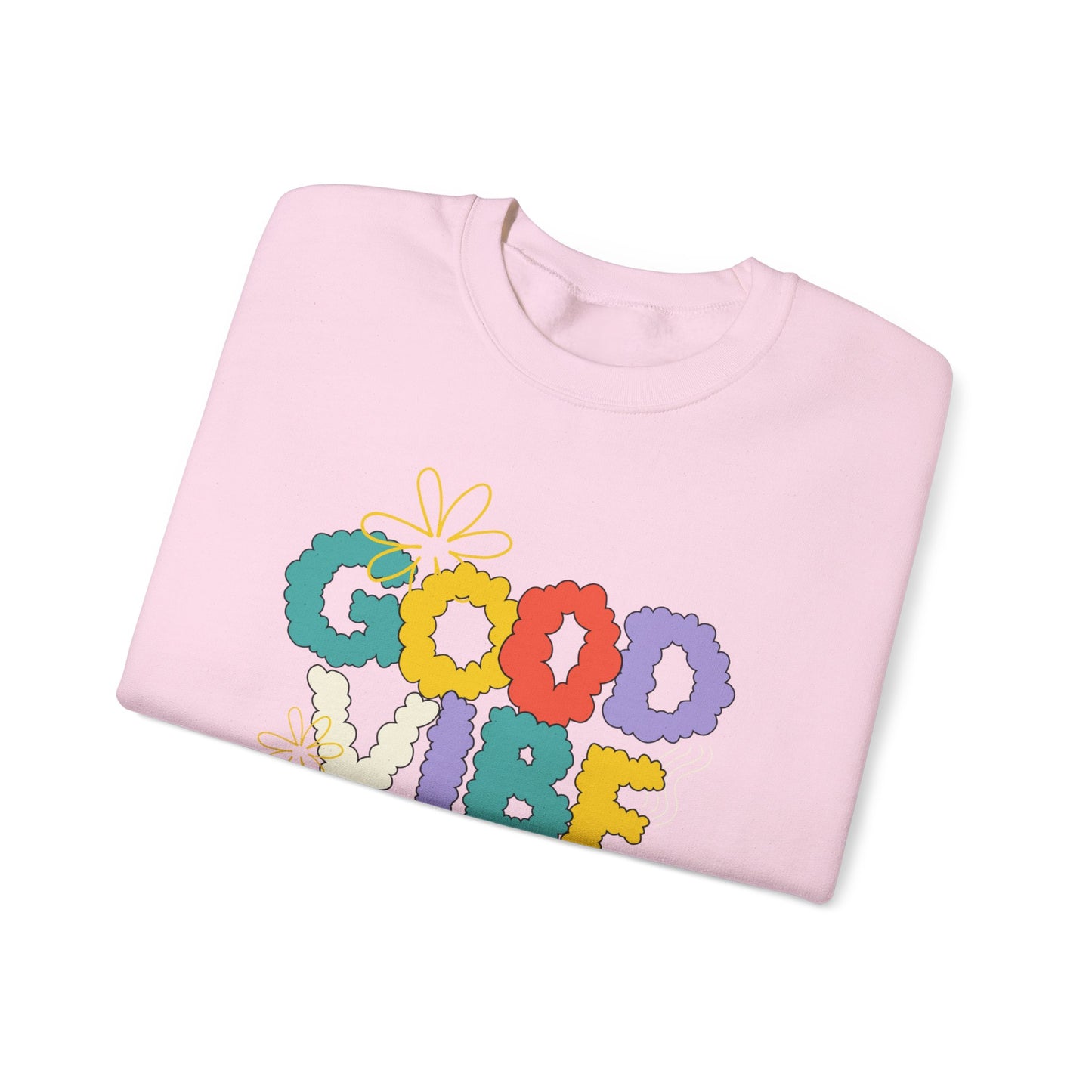 Good Vibe Unisex Heavy Blend™ Crewneck Sweatshirt