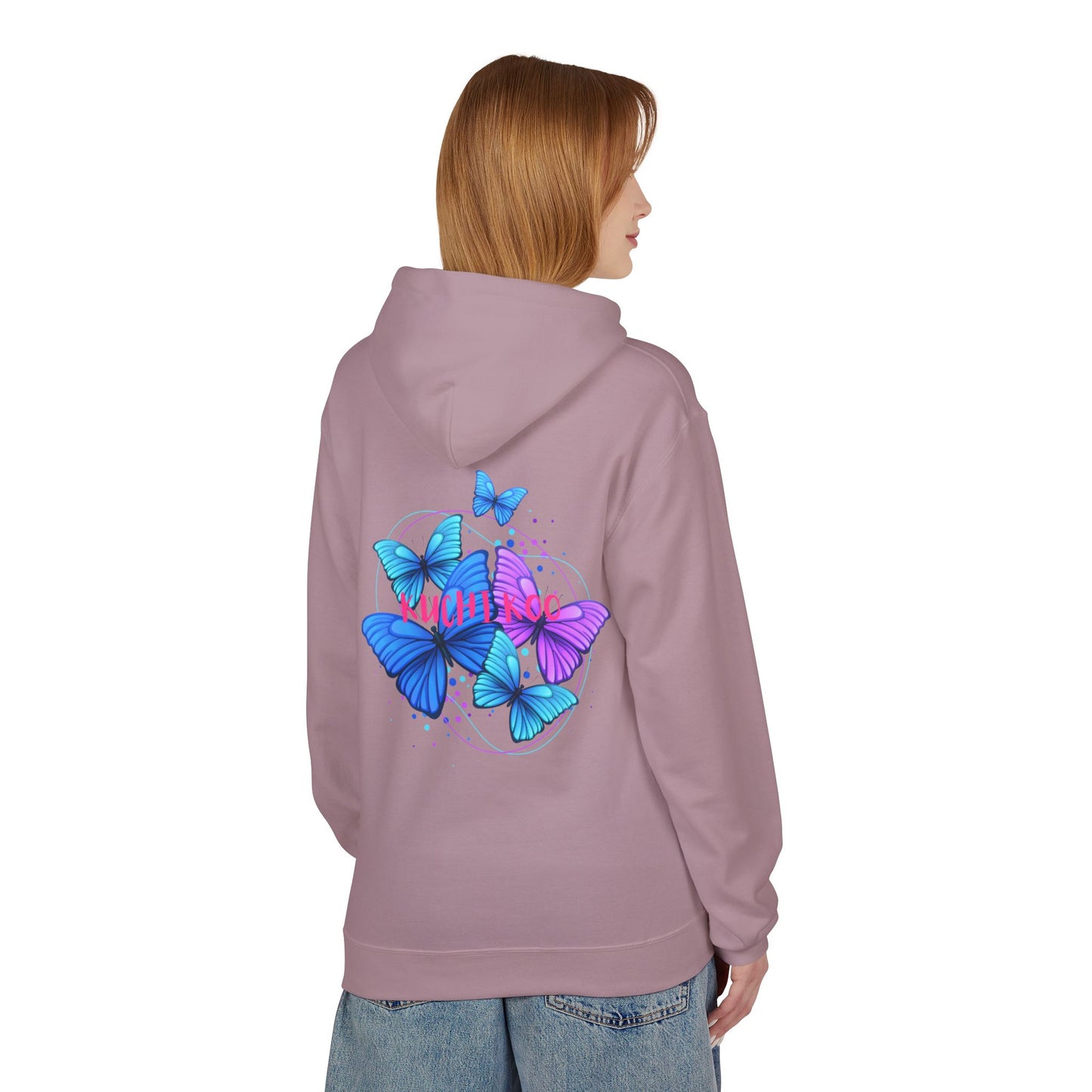 Butterfly Dreams Hoodie – Softstyle Fleece, Colorful & Vibrant Design