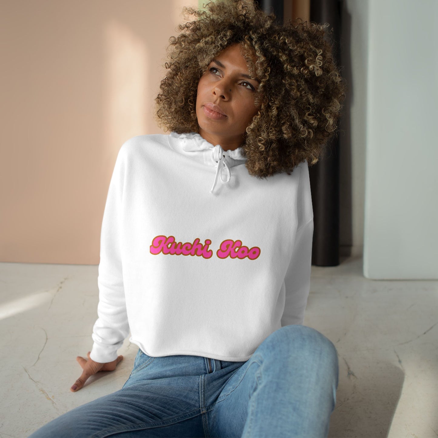 Kuchi Koo Crop Hoodie - Trendy & Chic Loungewear for Any Occasion