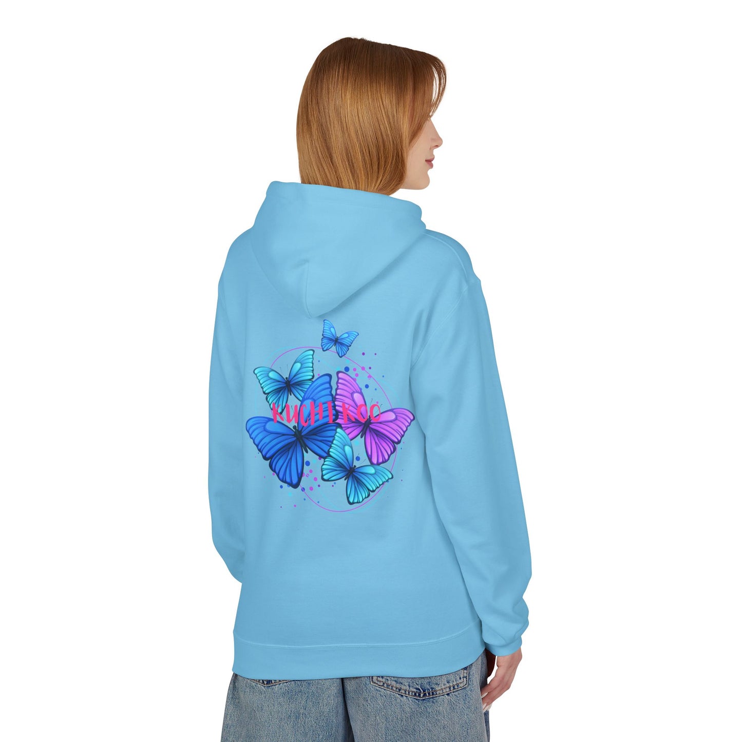 Butterfly Dreams Hoodie – Softstyle Fleece, Colorful & Vibrant Design