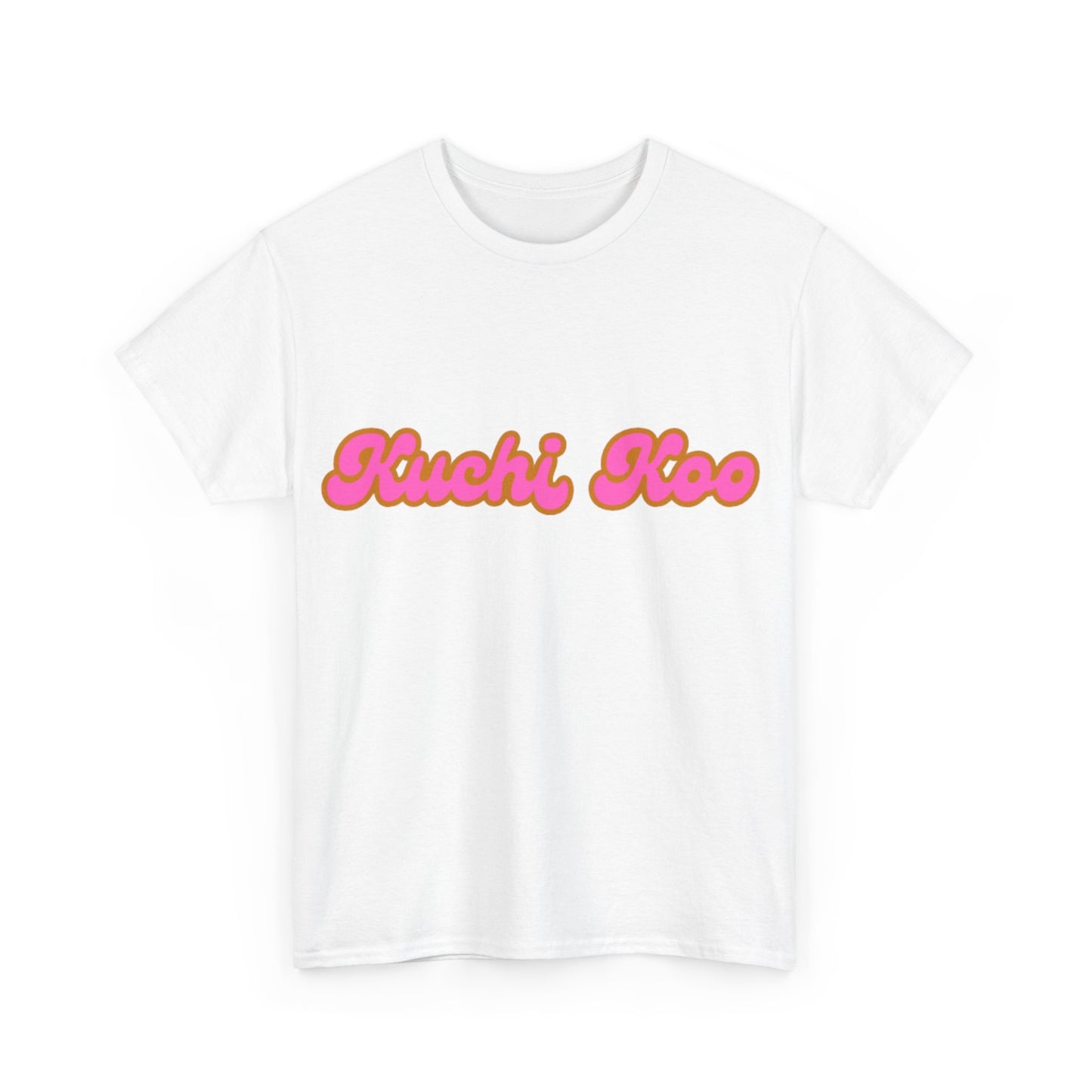 Retro 'Kuchi Koo' Unisex Heavy Cotton Tee - Fun and Trendy T-Shirt for Everyday Wear
