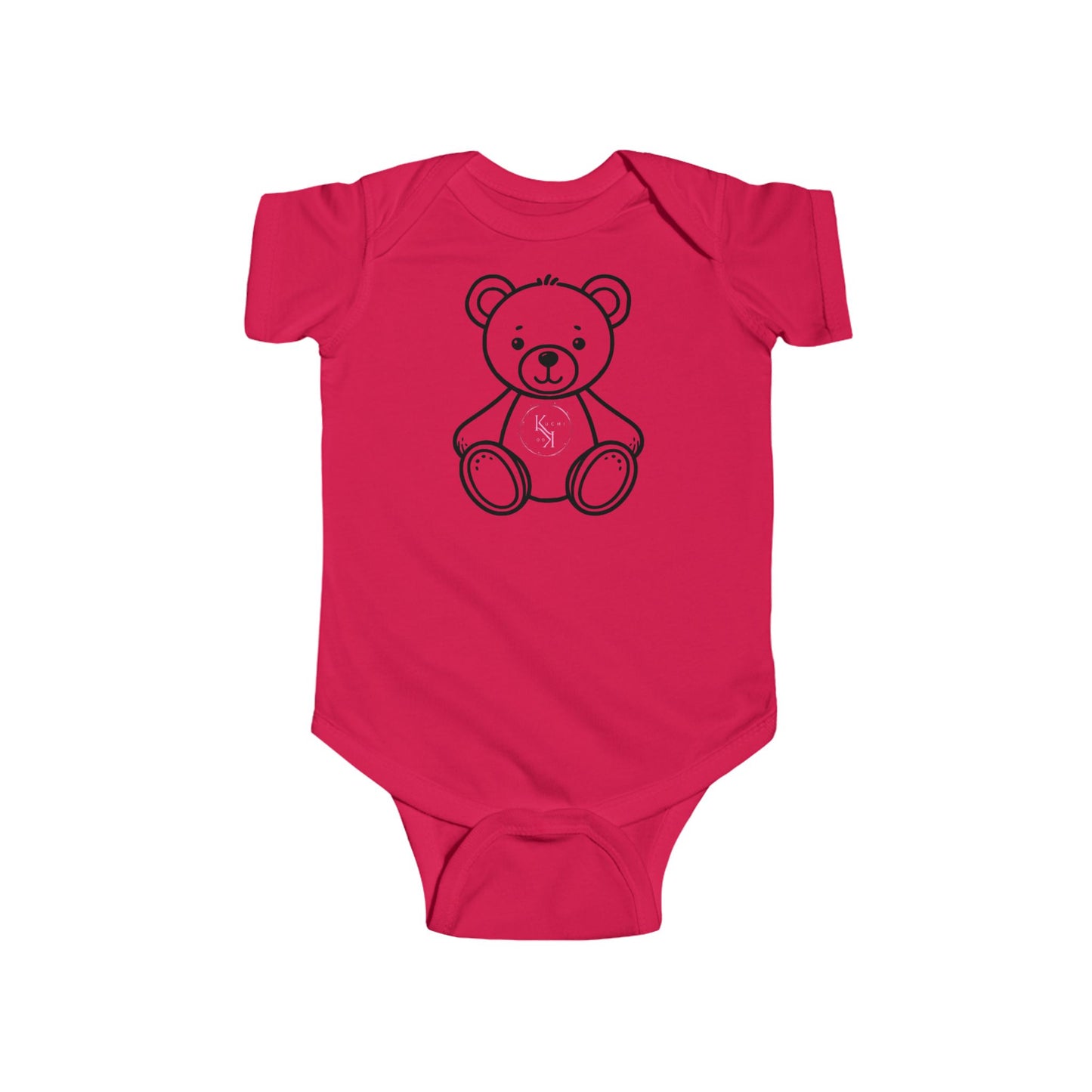 Cute Toddler Bear Bodysuit - Adorable Green Baby Outfit for Newborns