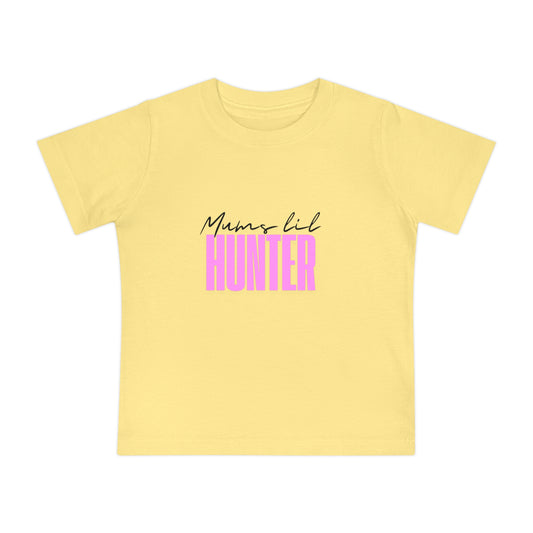 Mum's Lil Hunter Baby T-Shirt - Cute Outdoor Wildlife Graphic Tee