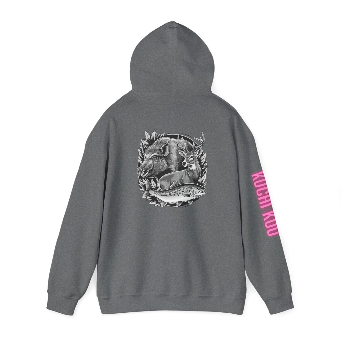 Adventure Animal Hoodie - Unisex Heavy Blend™ with Graphic Design