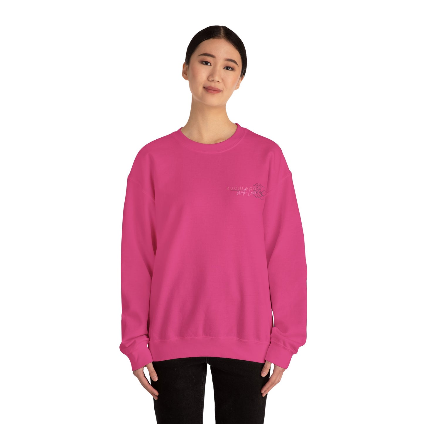 Crewneck Sweatshirt - Floral Rose Design, Cozy and Stylish for Everyday