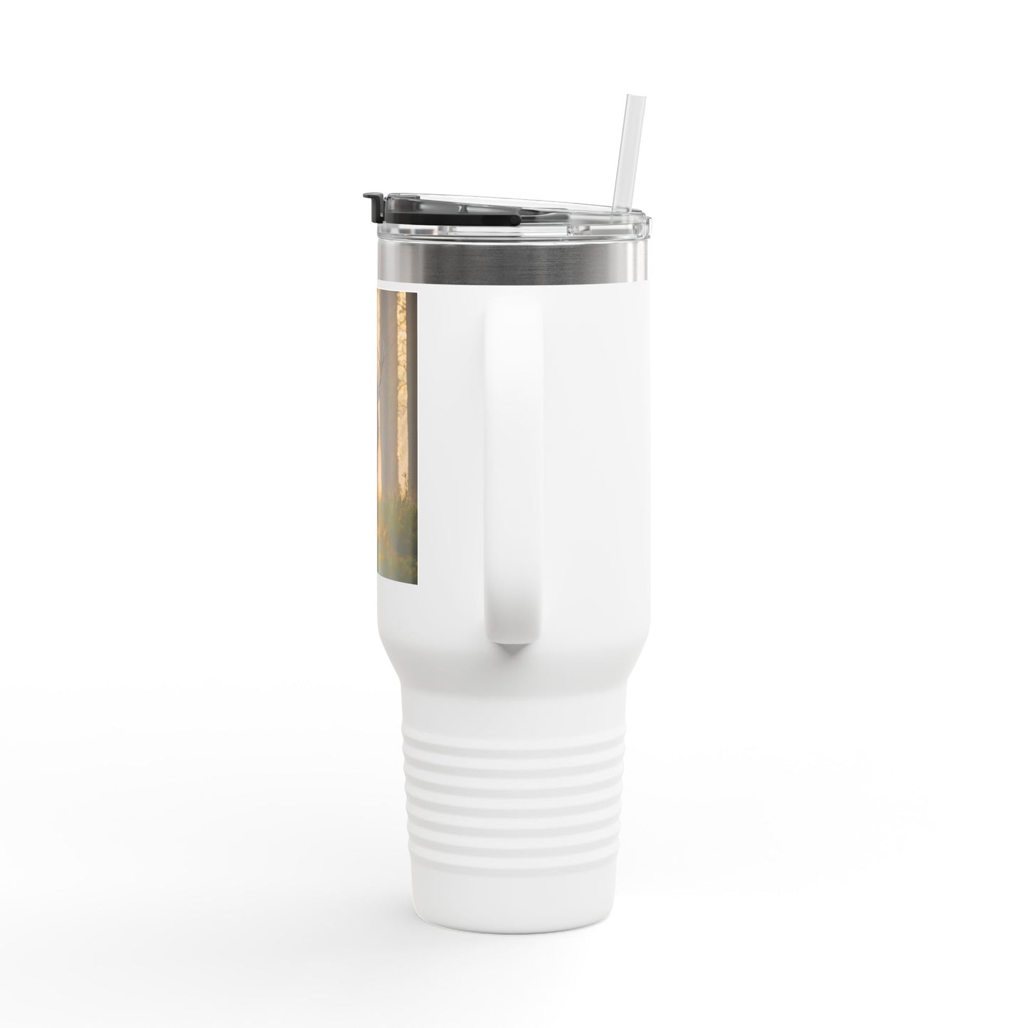 Wildlife Insulated Travel Mug - 40oz with Deer Design