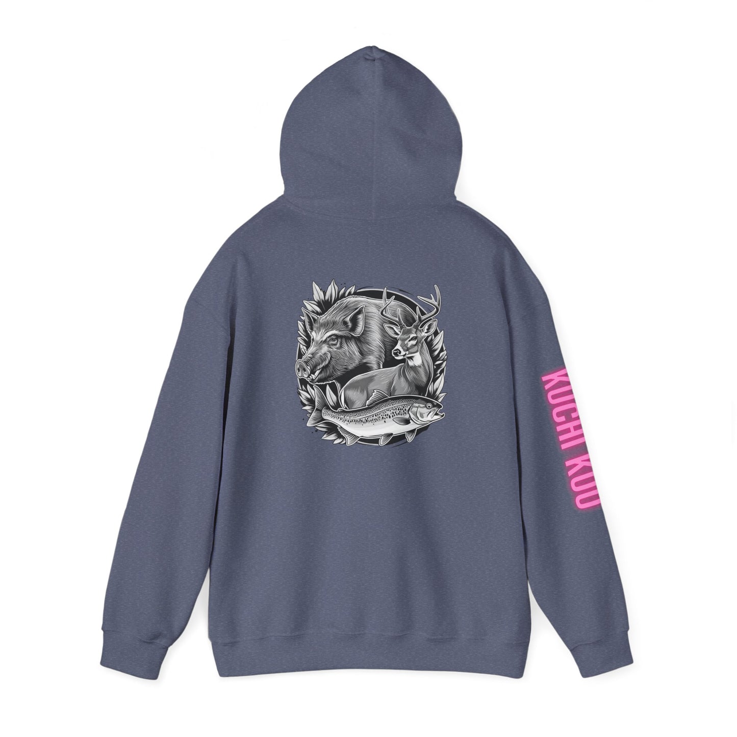 Adventure Animal Hoodie - Unisex Heavy Blend™ with Graphic Design