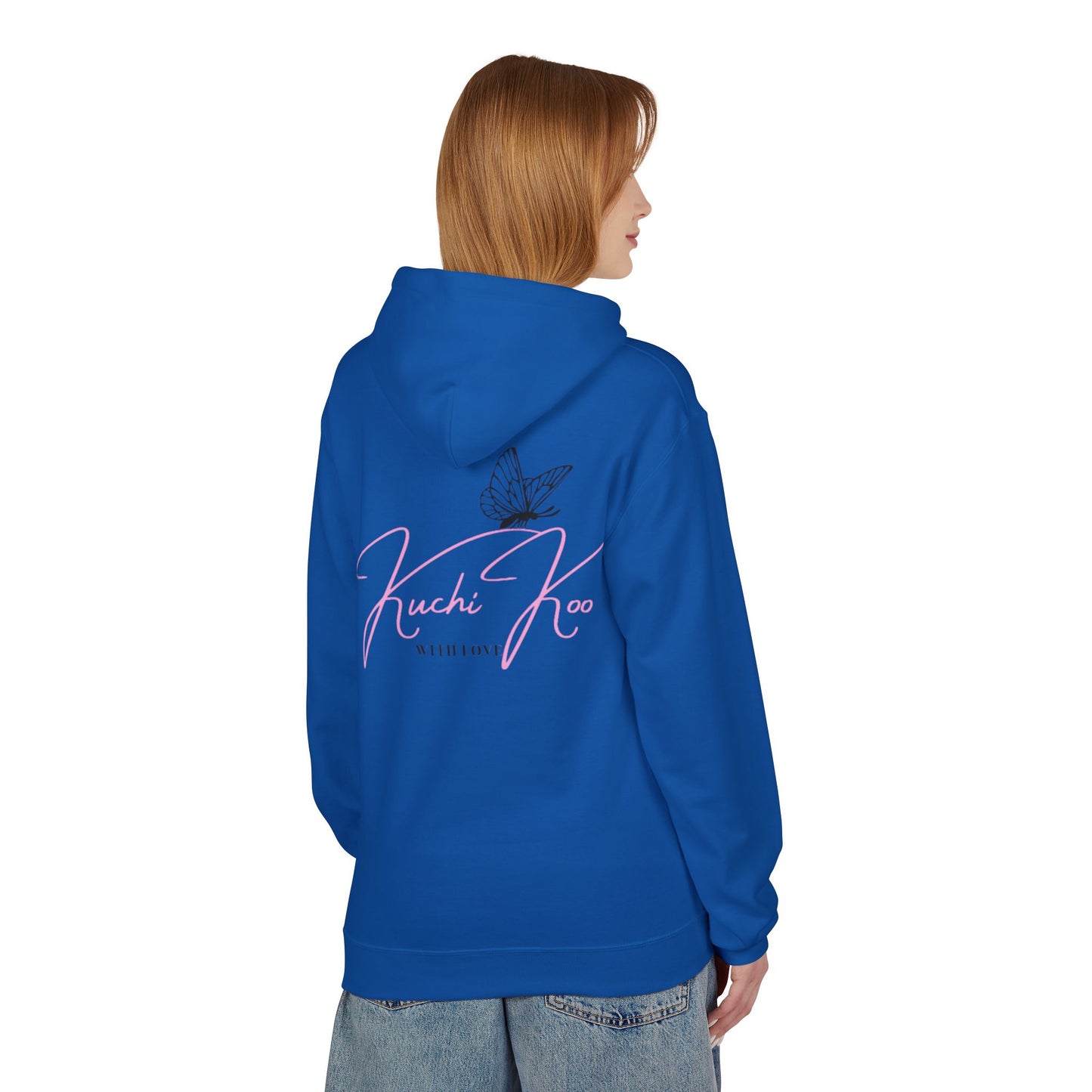 Kuchi Koo Butterfly Hoodie - Unisex Midweight Softstyle Fleece