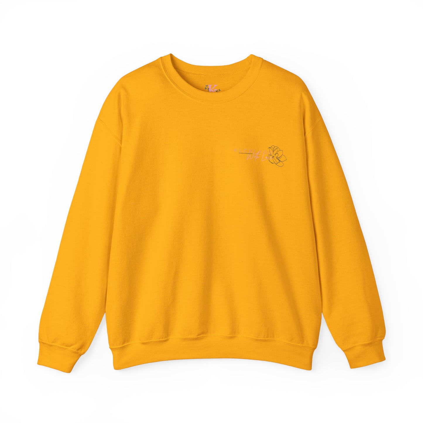 Crewneck Sweatshirt - Floral Rose Design, Cozy and Stylish for Everyday