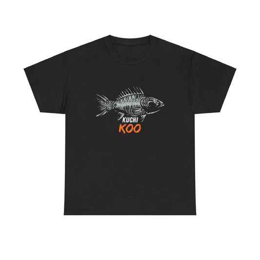 KOO Fish Graphic Unisex Heavy Cotton Tee - Casual Wear for Fish Enthusiasts
