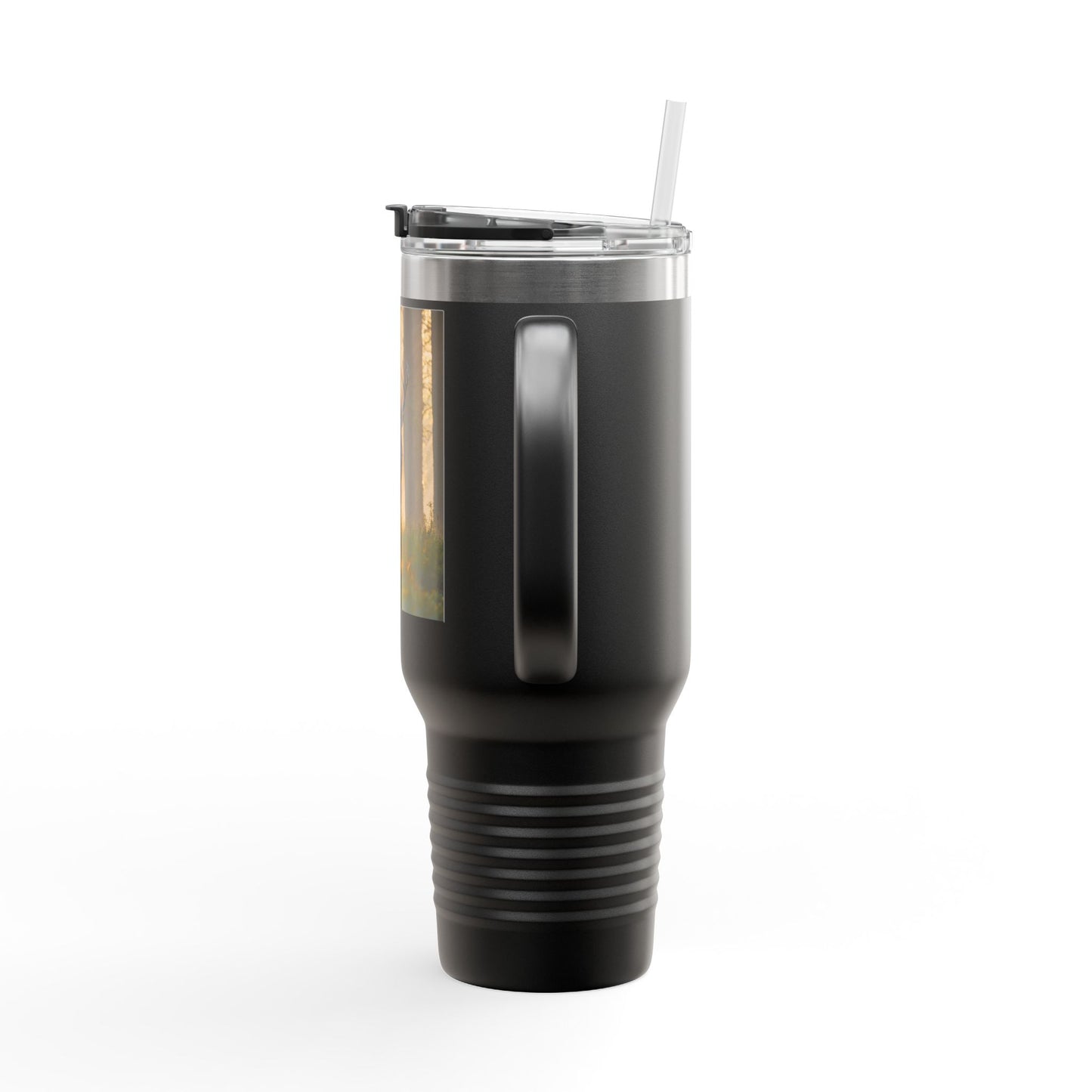 Wildlife Insulated Travel Mug - 40oz with Deer Design