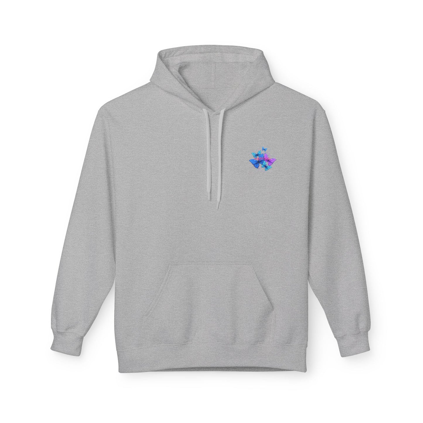 Butterfly Dreams Hoodie – Softstyle Fleece, Colorful & Vibrant Design