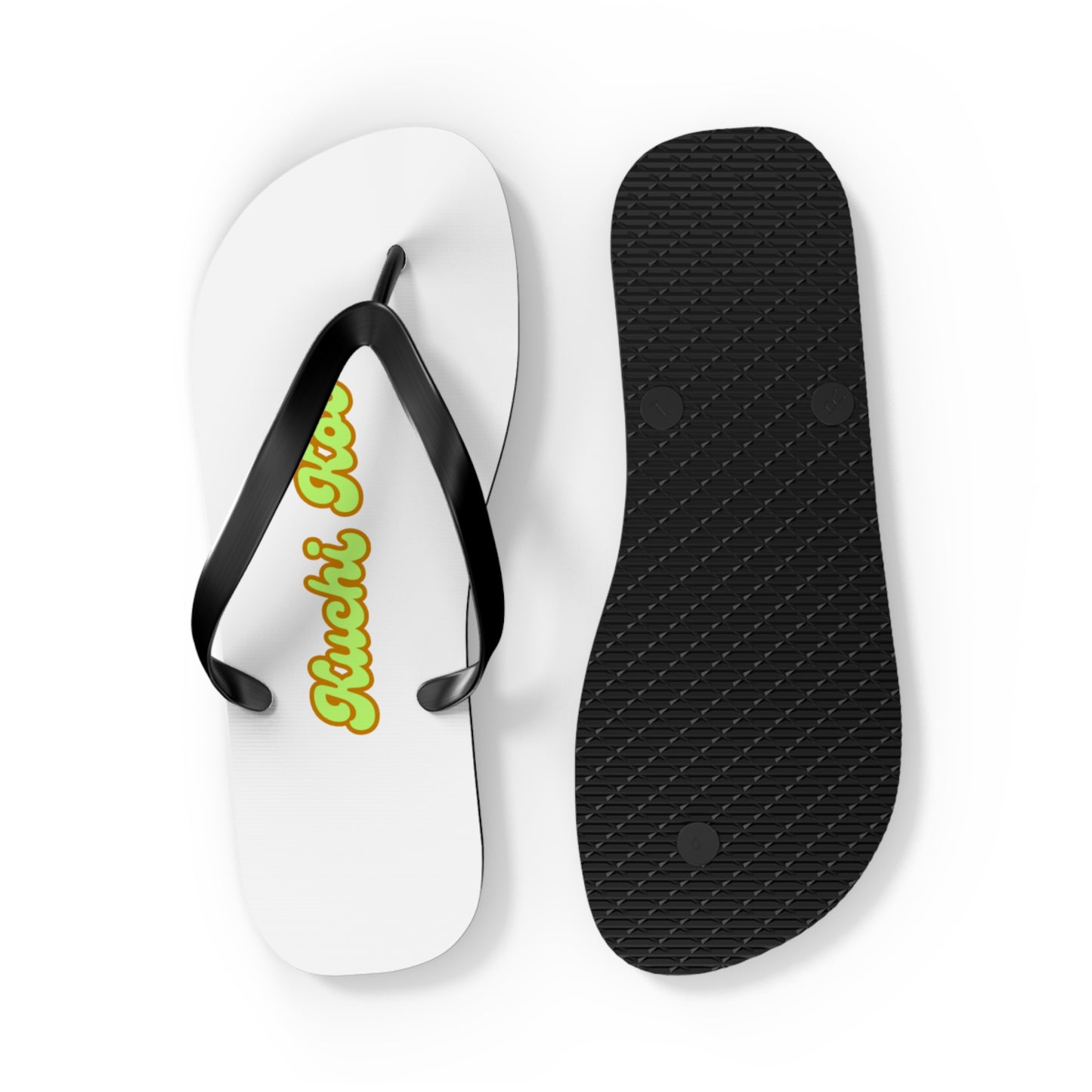 Punchy Vibes Flip Flops – Fun Summer Footwear for Beach Days and Parties