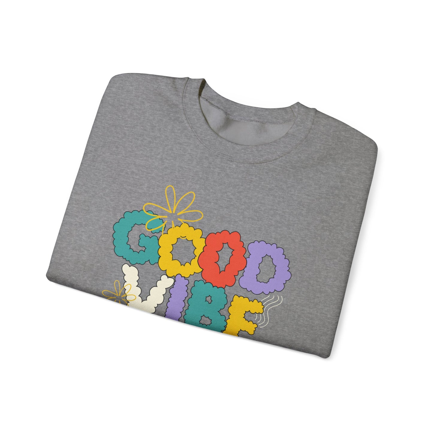 Good Vibe Unisex Heavy Blend™ Crewneck Sweatshirt