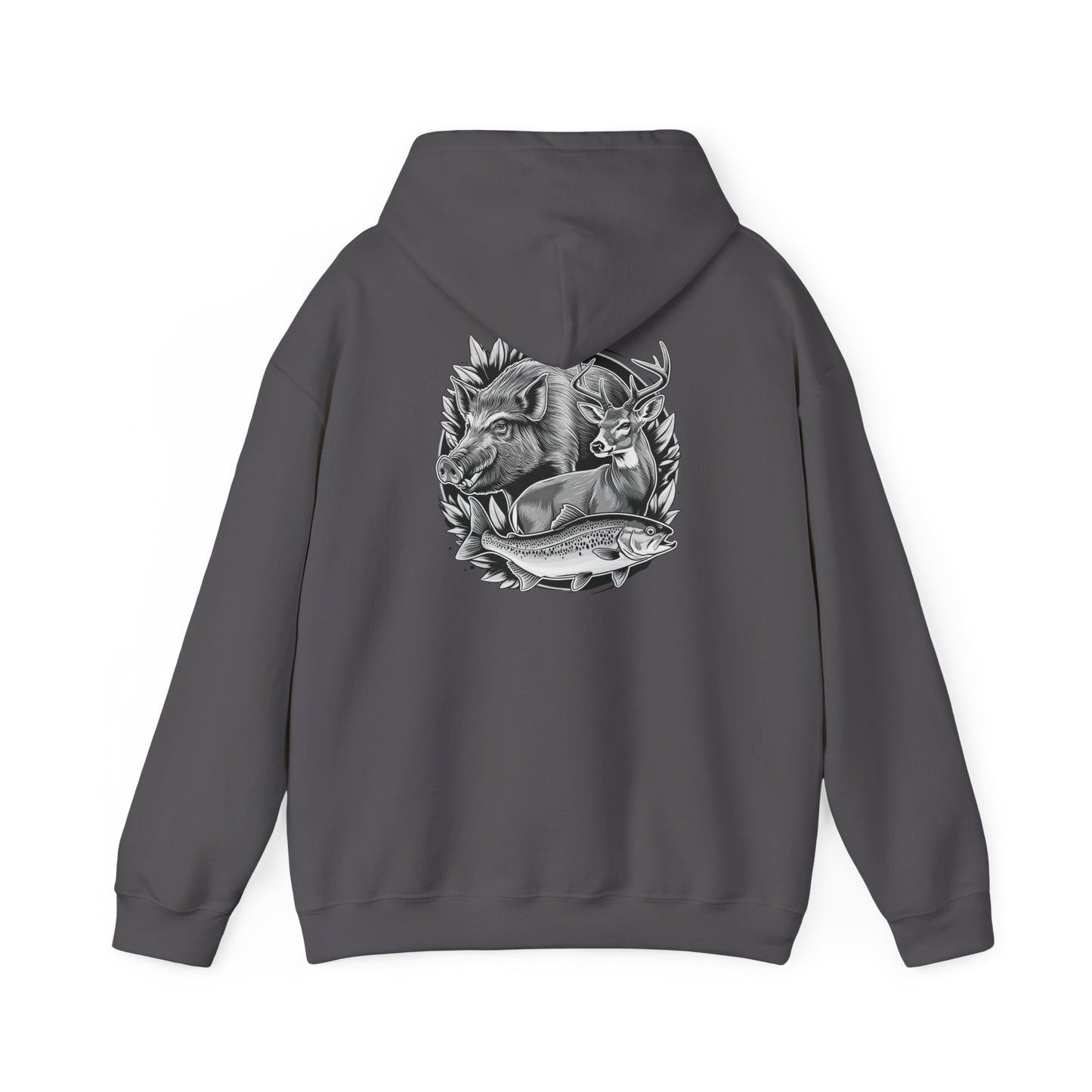 Kuchis Koo Wildlife Graphic Unisex Hoodie - Cozy, Artistic, Perfect for Outdoor Lovers